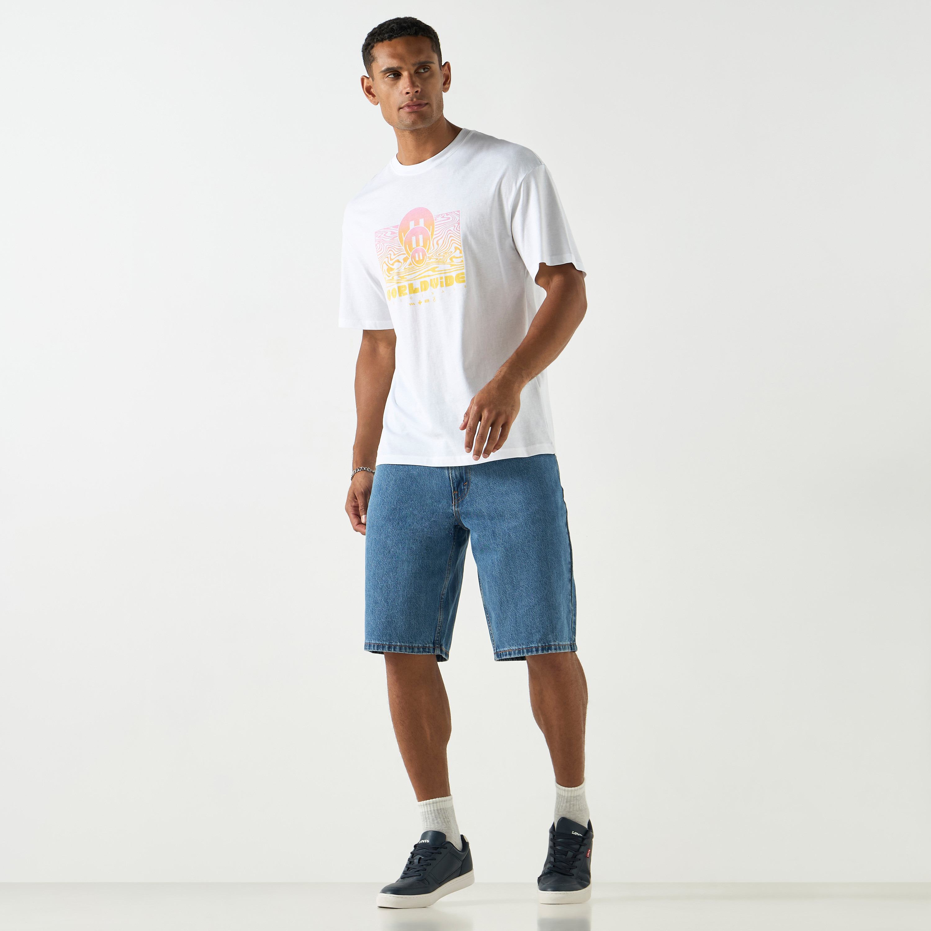 Jack & Jones Graphic Crew Neck Short Sleeves T-Shirt-men-clothing-tshirtsandpolos-tshirts-image-2