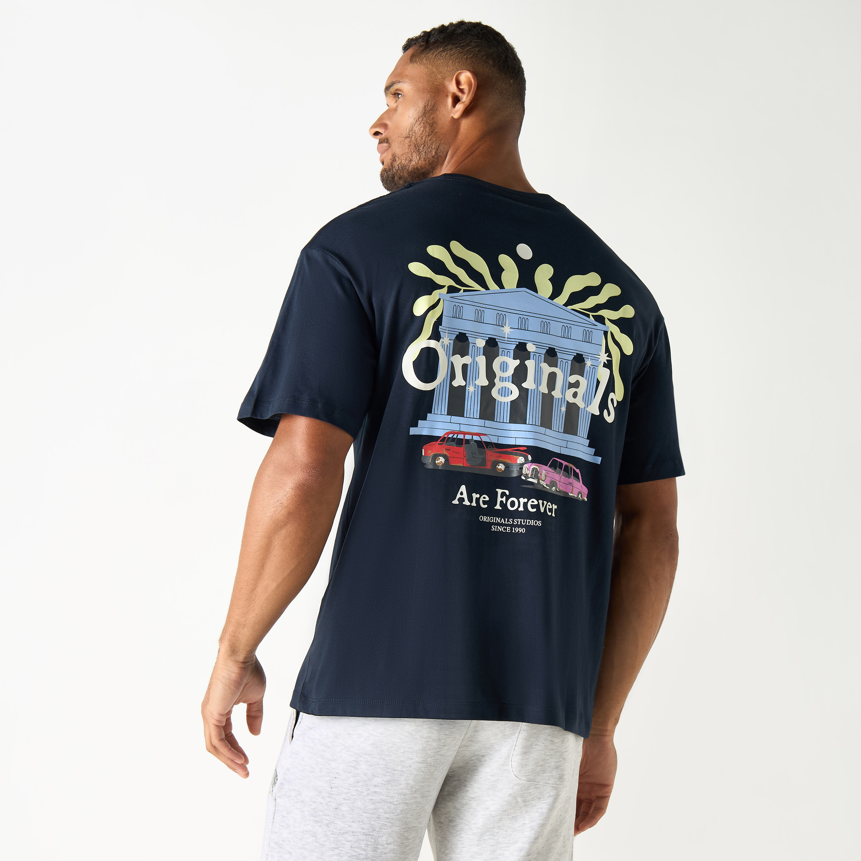 Jack & Jones Graphic Crew Neck Short Sleeves T-Shirt-men-clothing-tshirtsandpolos-tshirts-image-1