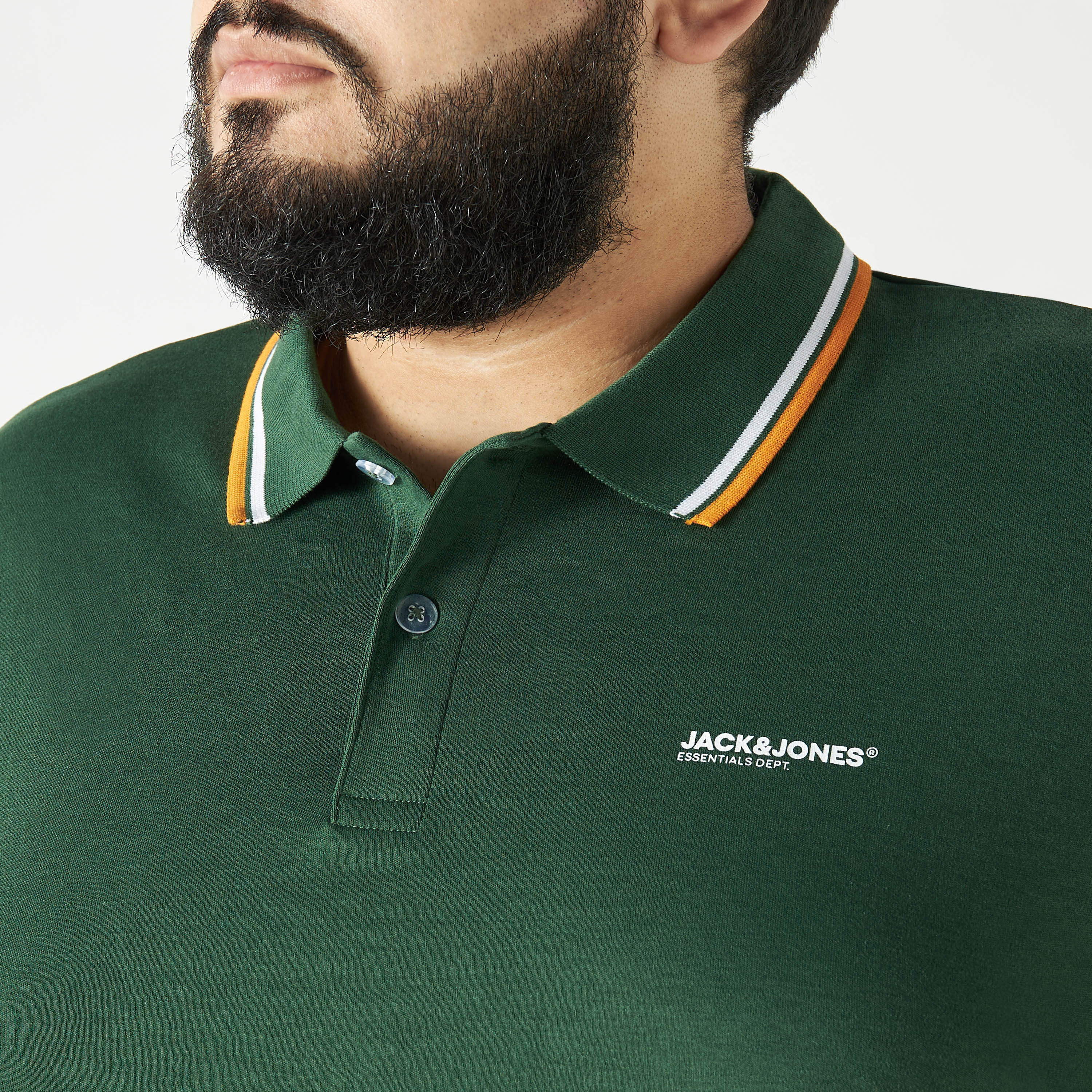 تيشيرت بولو مطبوع بمقاس كبير من جاك آند جونز-men-clothing-tshirtsandpolos-tshirts-image-4