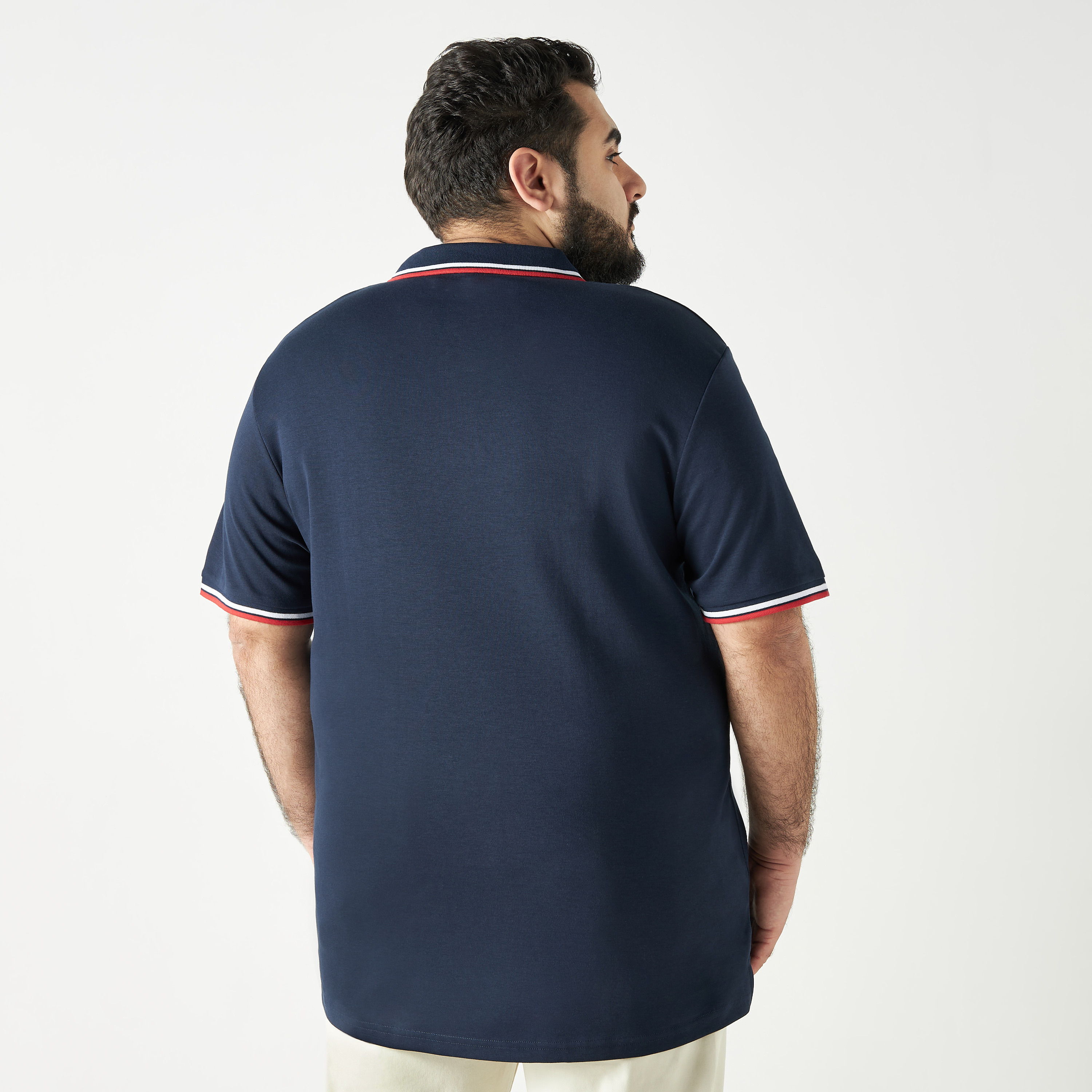 تيشيرت بولو مطبوع بمقاس كبير من جاك آند جونز-men-clothing-tshirtsandpolos-tshirts-image-7