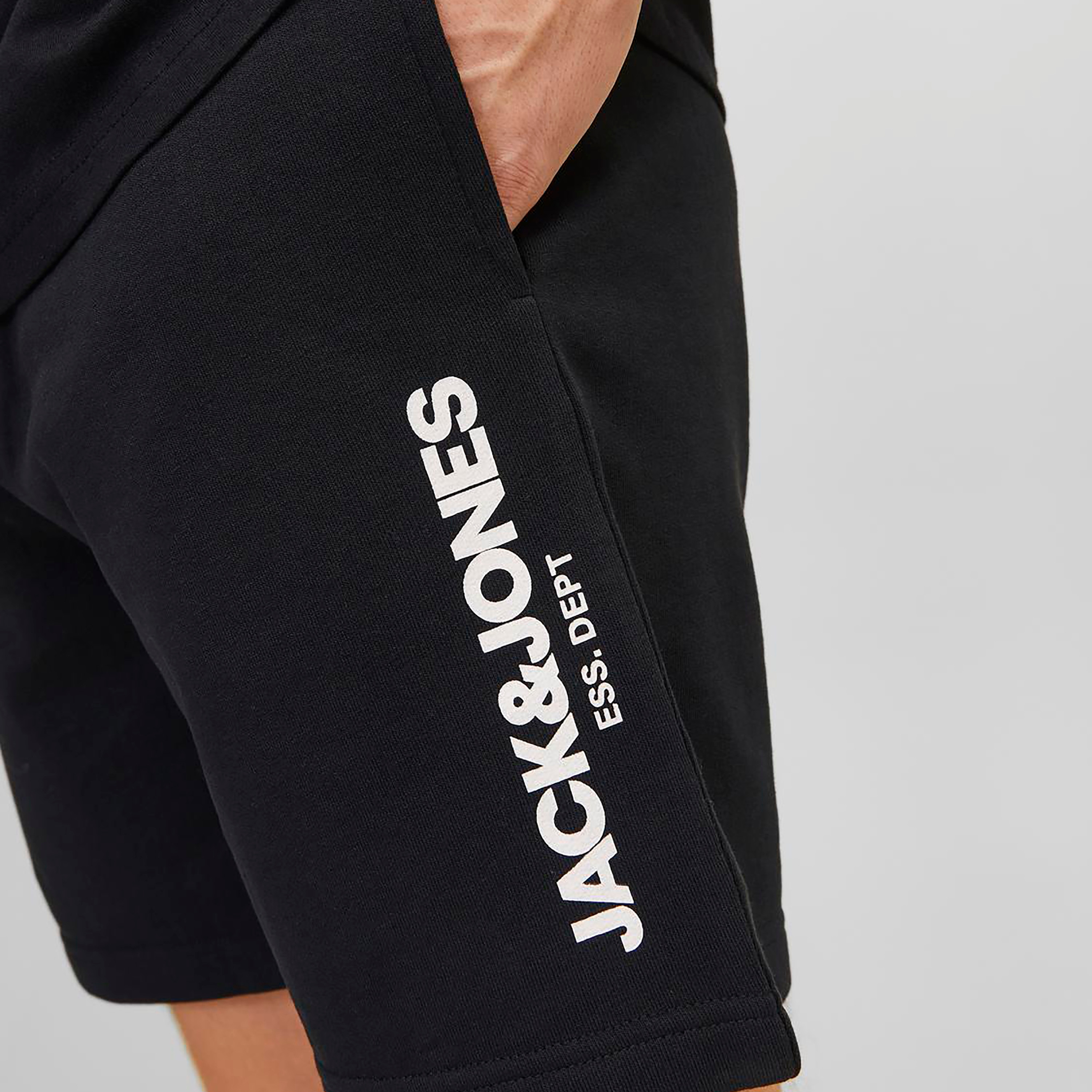 Jack & Jones Logo Mid-Rise Drawstring Waistband Shorts-men-clothing-bottoms-shorts-image-3