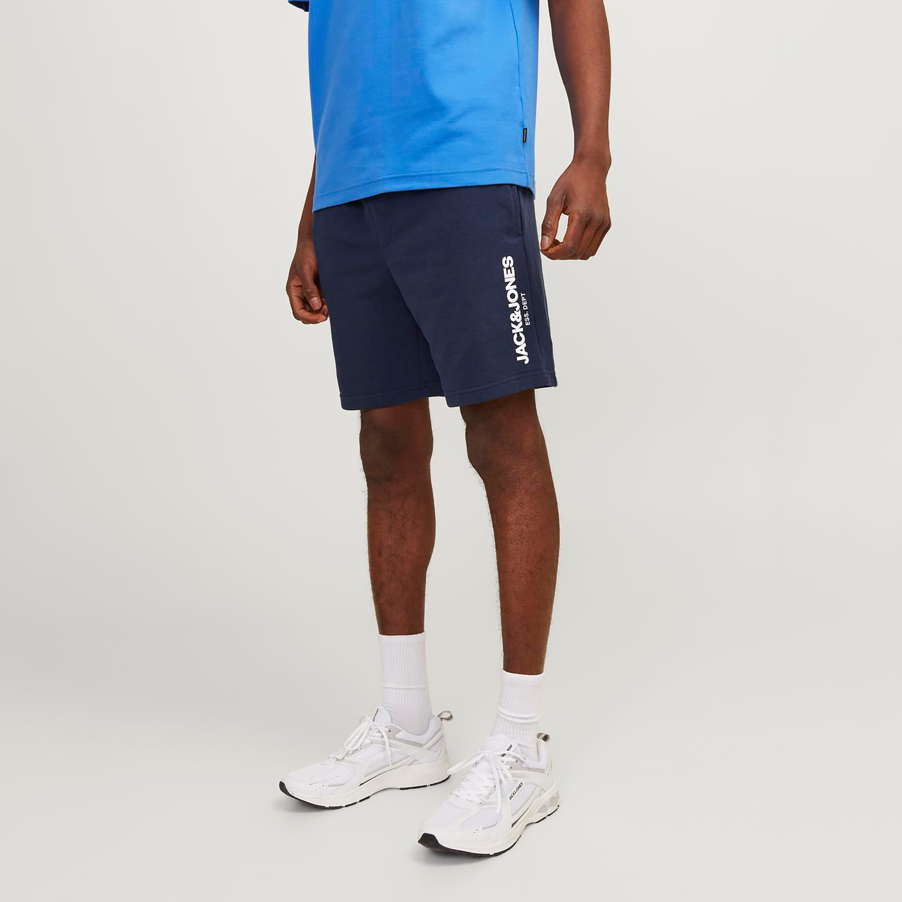 Jack & Jones Logo Mid-Rise Drawstring Waistband Shorts-men-clothing-bottoms-shorts-image-5