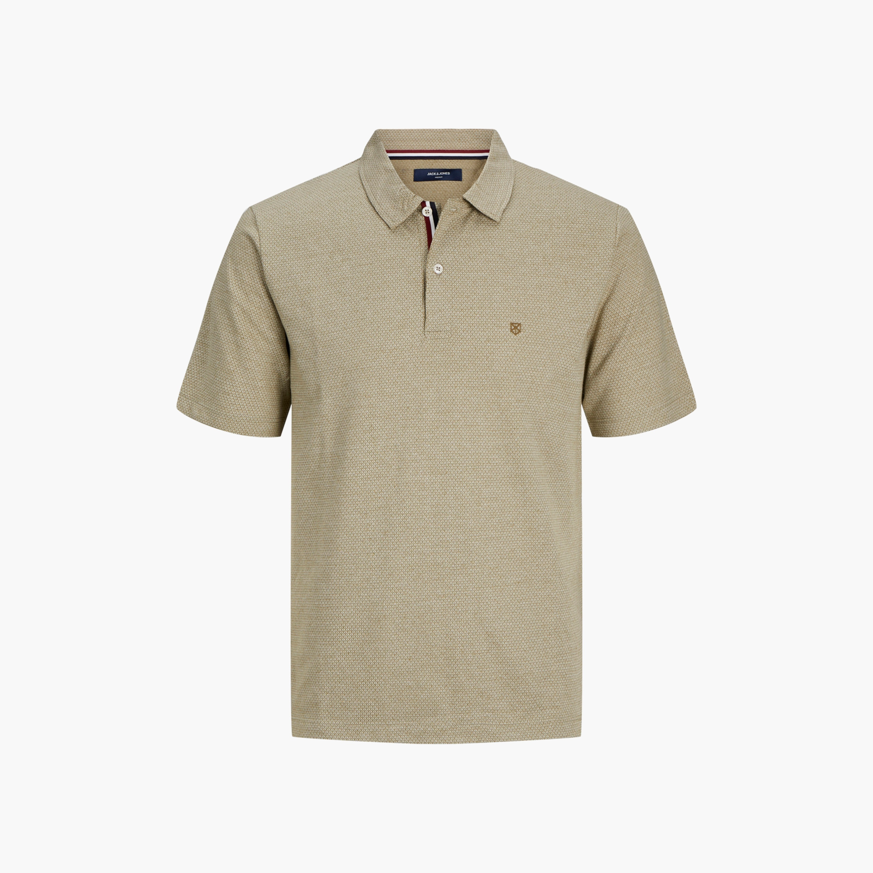 بولو تي شيرت ذو ياقة من جاك آند جونز بأكمام قصيرة مع تكسثرد-men-clothing-tshirtsandpolos-polos-image-2