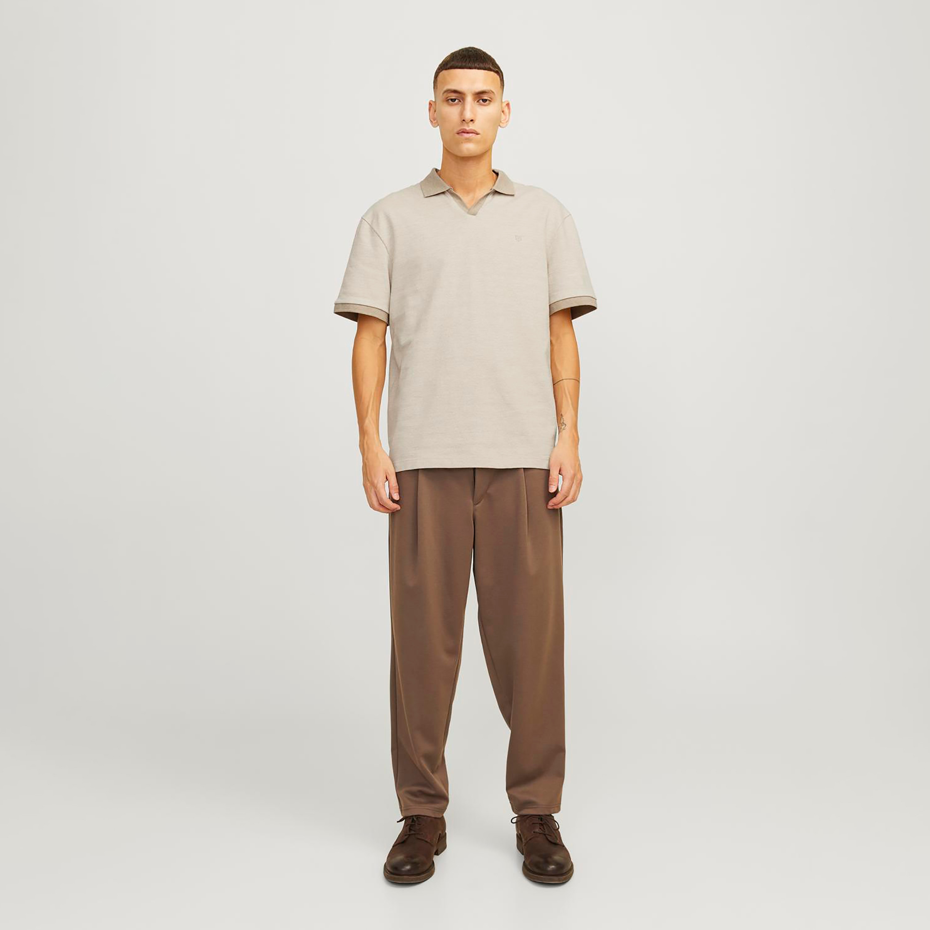 Jack & Jones Textured Collared Short Sleeves Polo T-Shirt-men-clothing-tshirtsandpolos-polos-image-3
