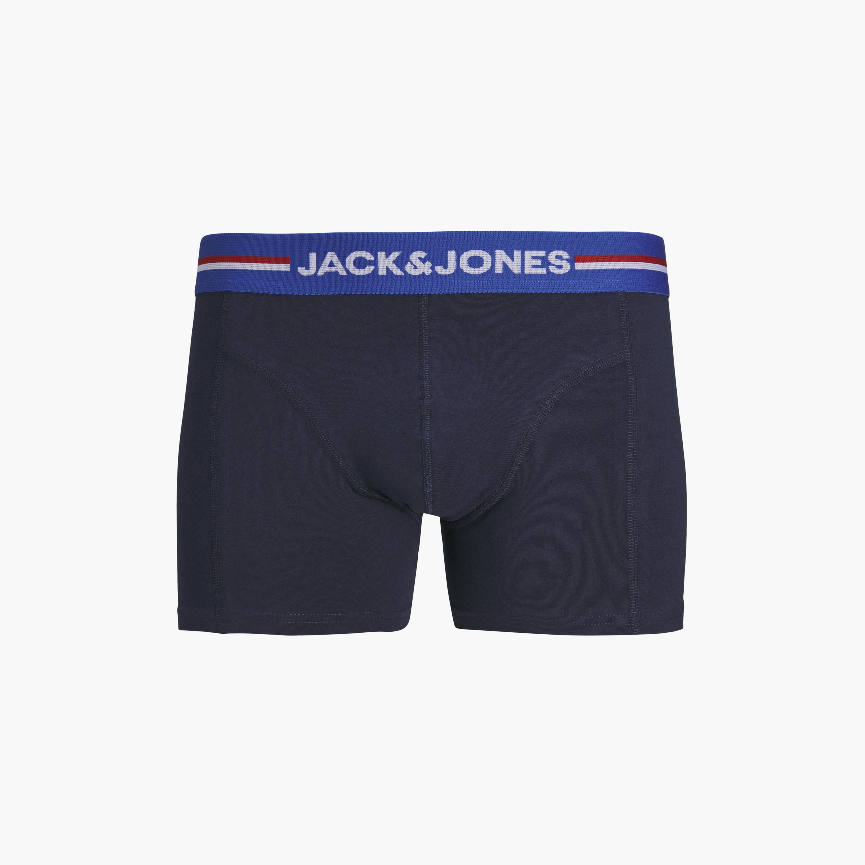 Jack & Jones Pack of 3 Men's Plain Jactim Trunks-men-clothing-innerwear-underwear-image-2