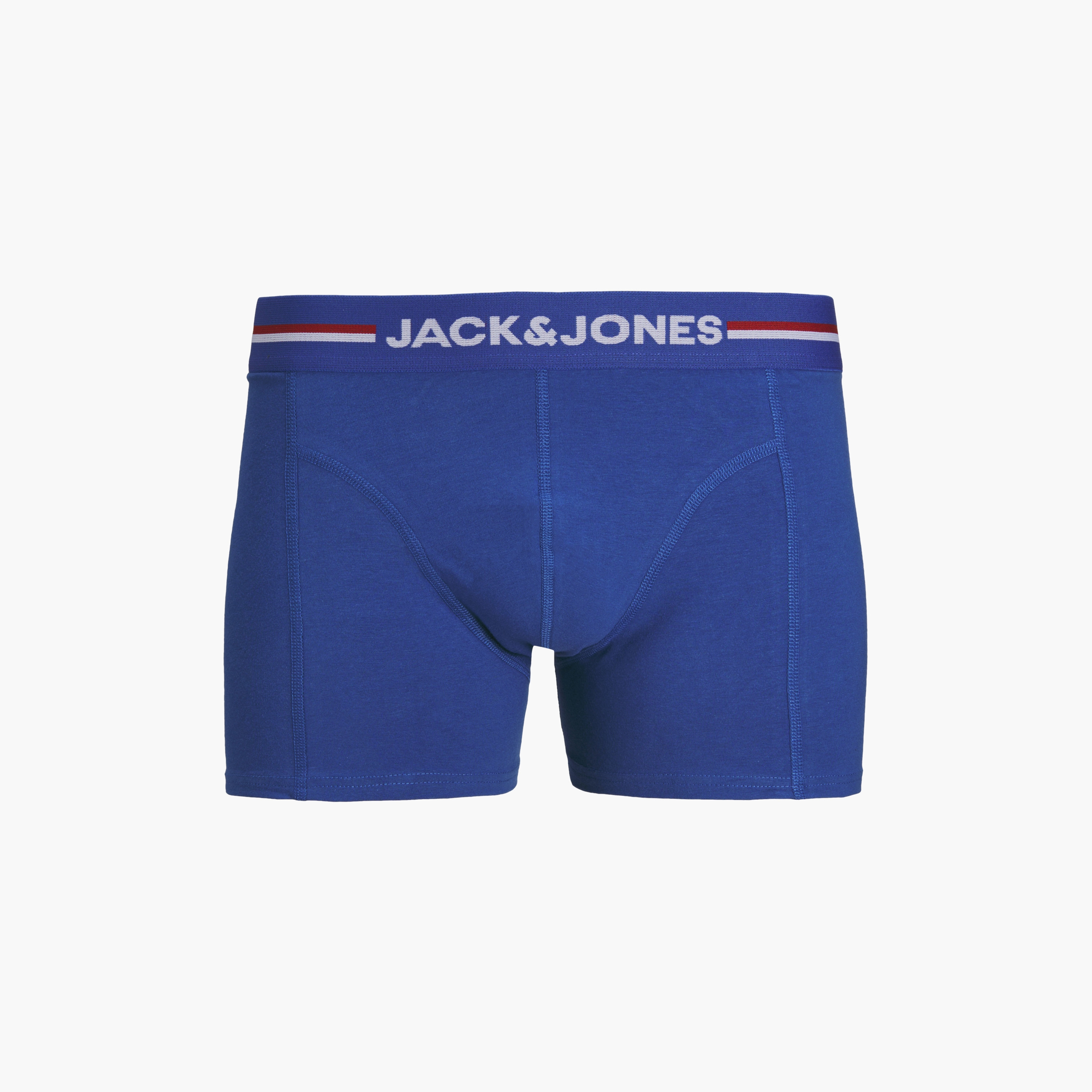 Jack & Jones Pack of 3 Men's Plain Jactim Trunks-men-clothing-innerwear-underwear-image-5