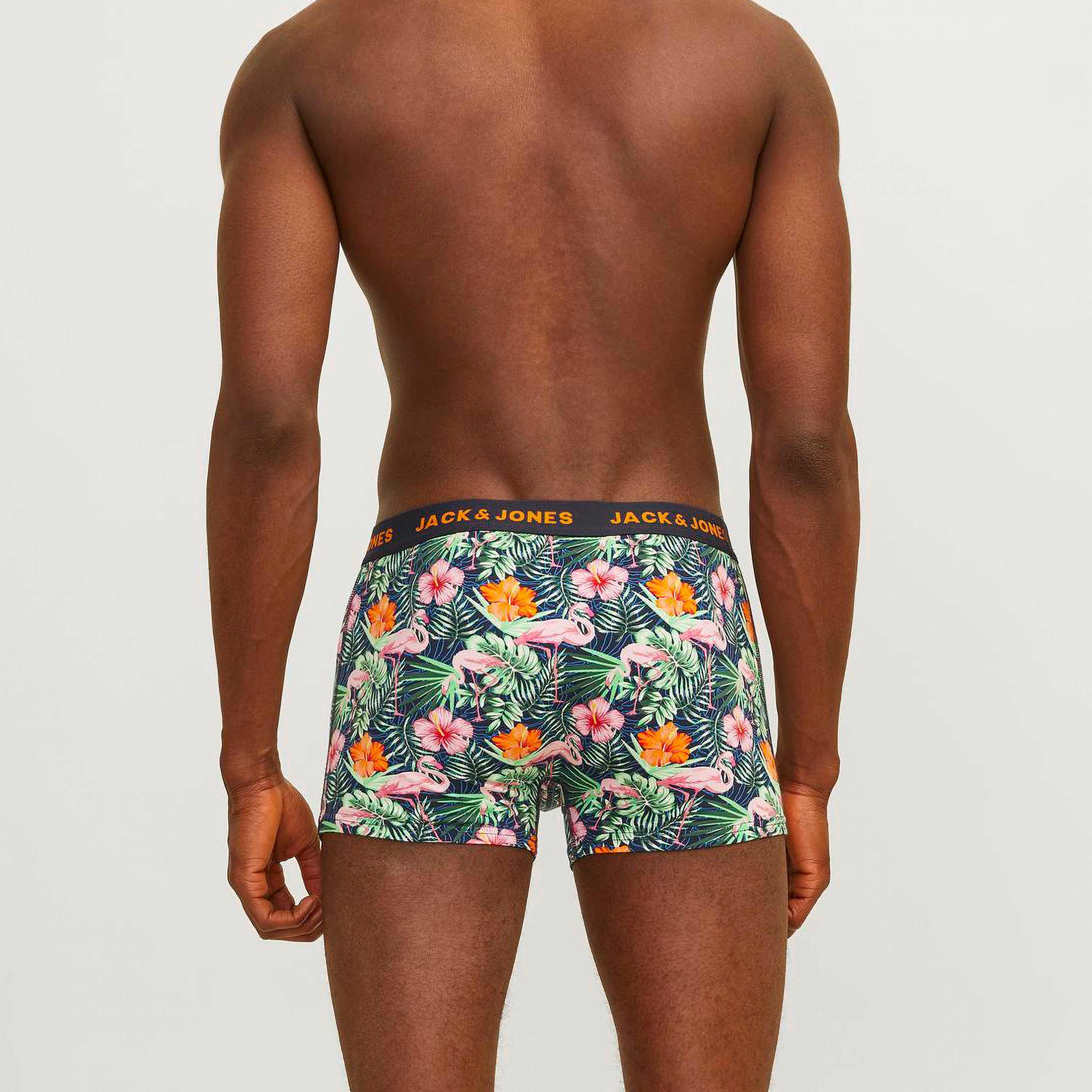 مجموعة من 5 فلامينجو ترانكس سادة ومطبوعة من جاك آند جونز للرجال-men-clothing-innerwear-underwear-image-4