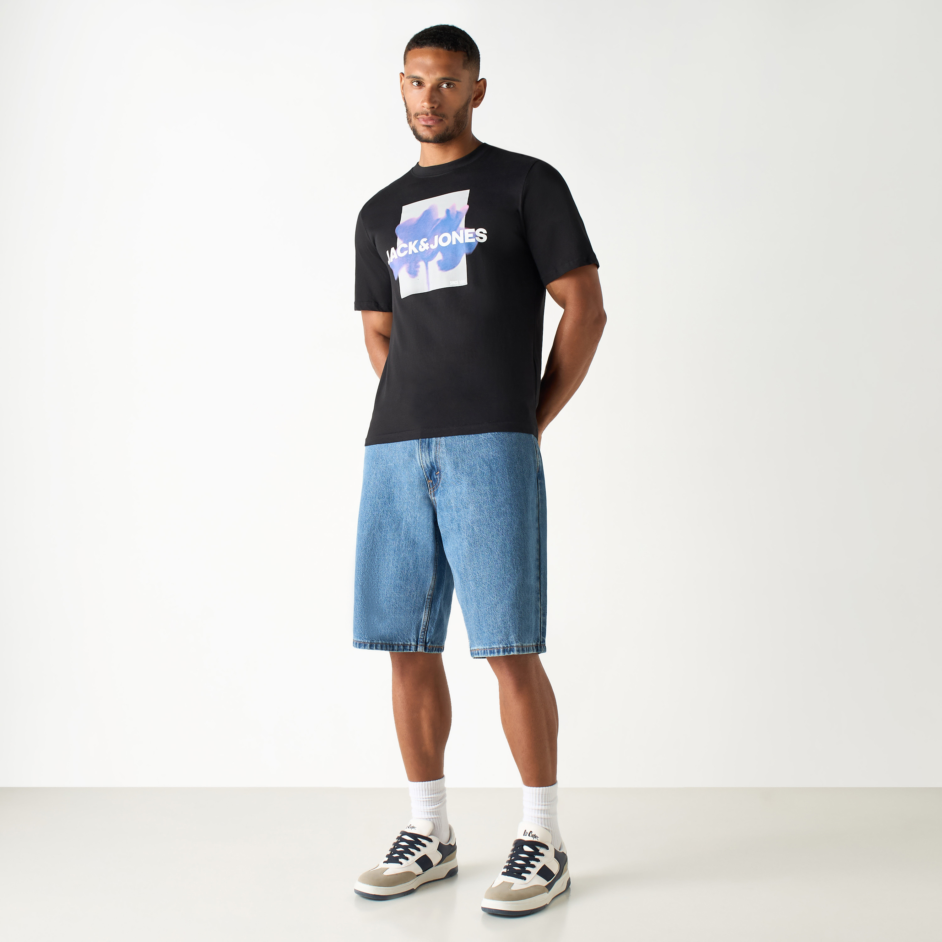 Jack & Jones Plus Size Logo Crew Neck Short Sleeves T-Shirt-men-clothing-tshirtsandpolos-tshirts-image-3