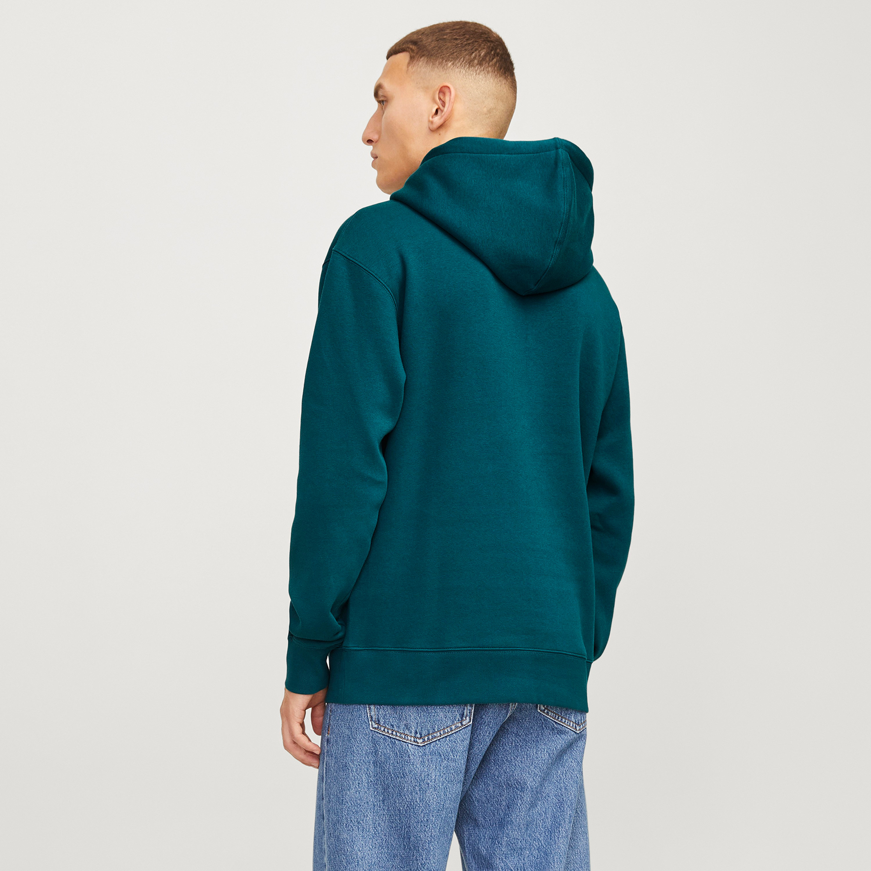 Jack & Jones Plain Long Sleeves Men's Hoodie-men-winterwear-hoodiesandsweatshirts-image-8