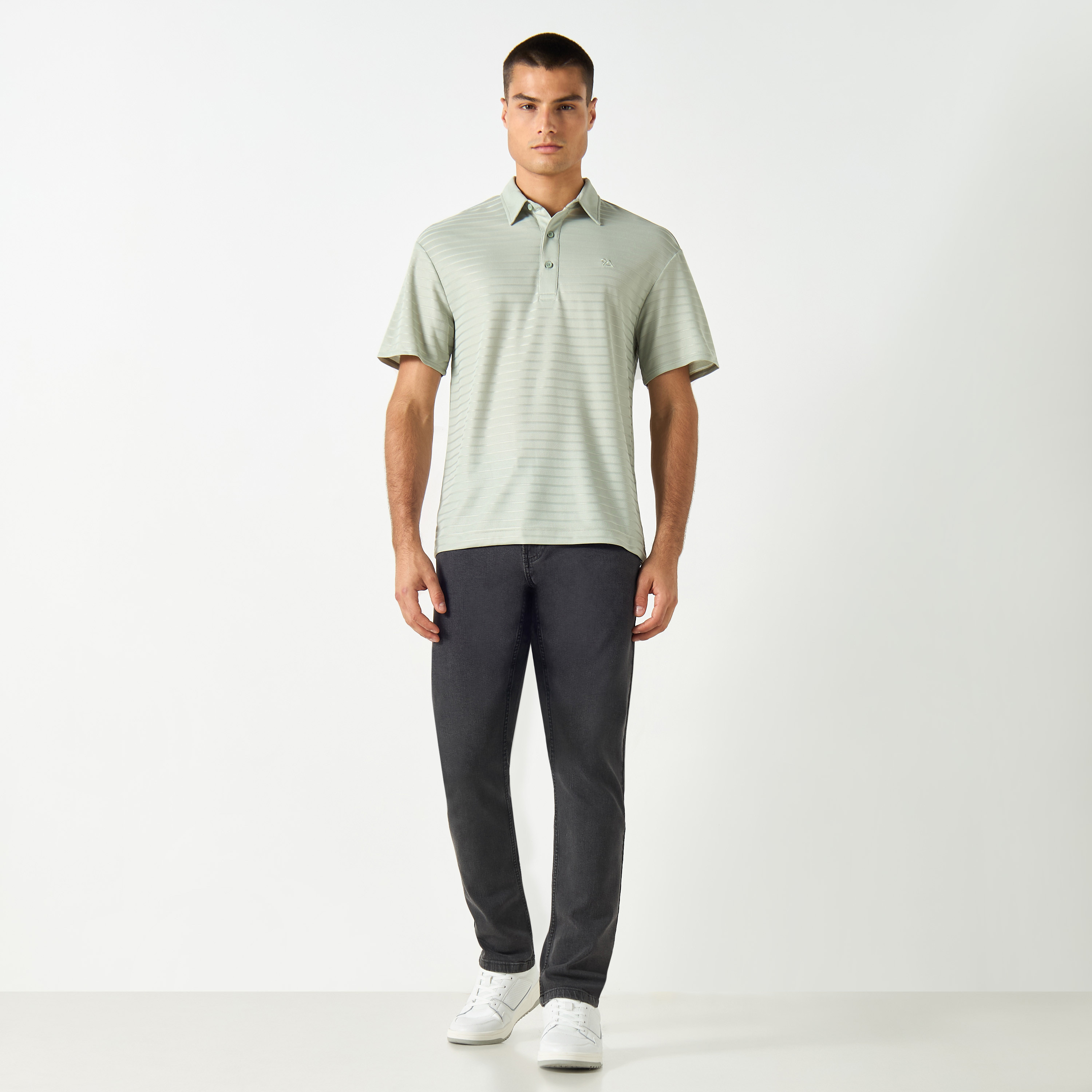 Jack & Jones Stripes Collared Short Sleeves Polo T-Shirt-men-clothing-tshirtsandpolos-polos-image-2