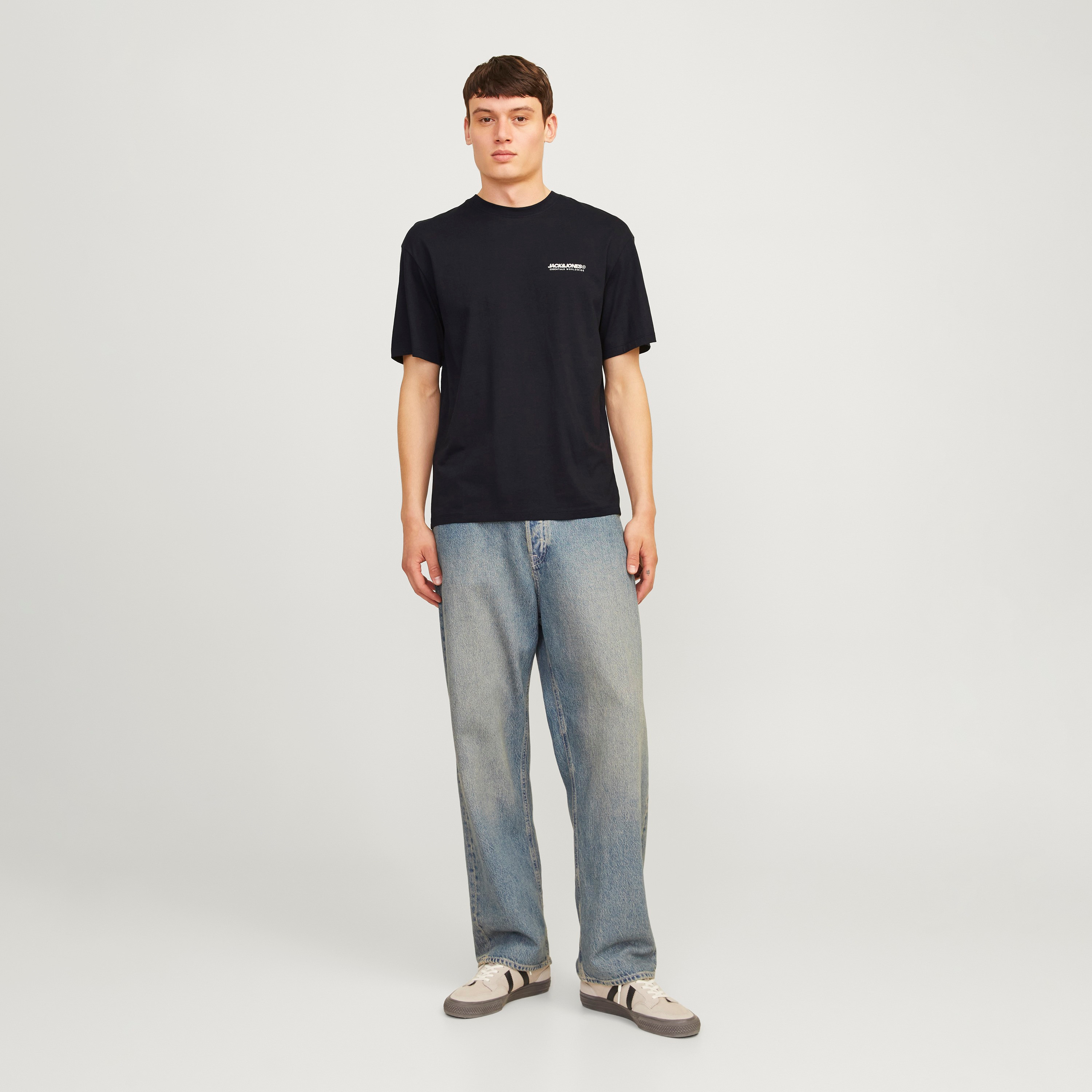 Jack & Jones Logo Crew Neck Short Sleeves Men's T-Shirt-men-clothing-tshirtsandpolos-tshirts-image-2