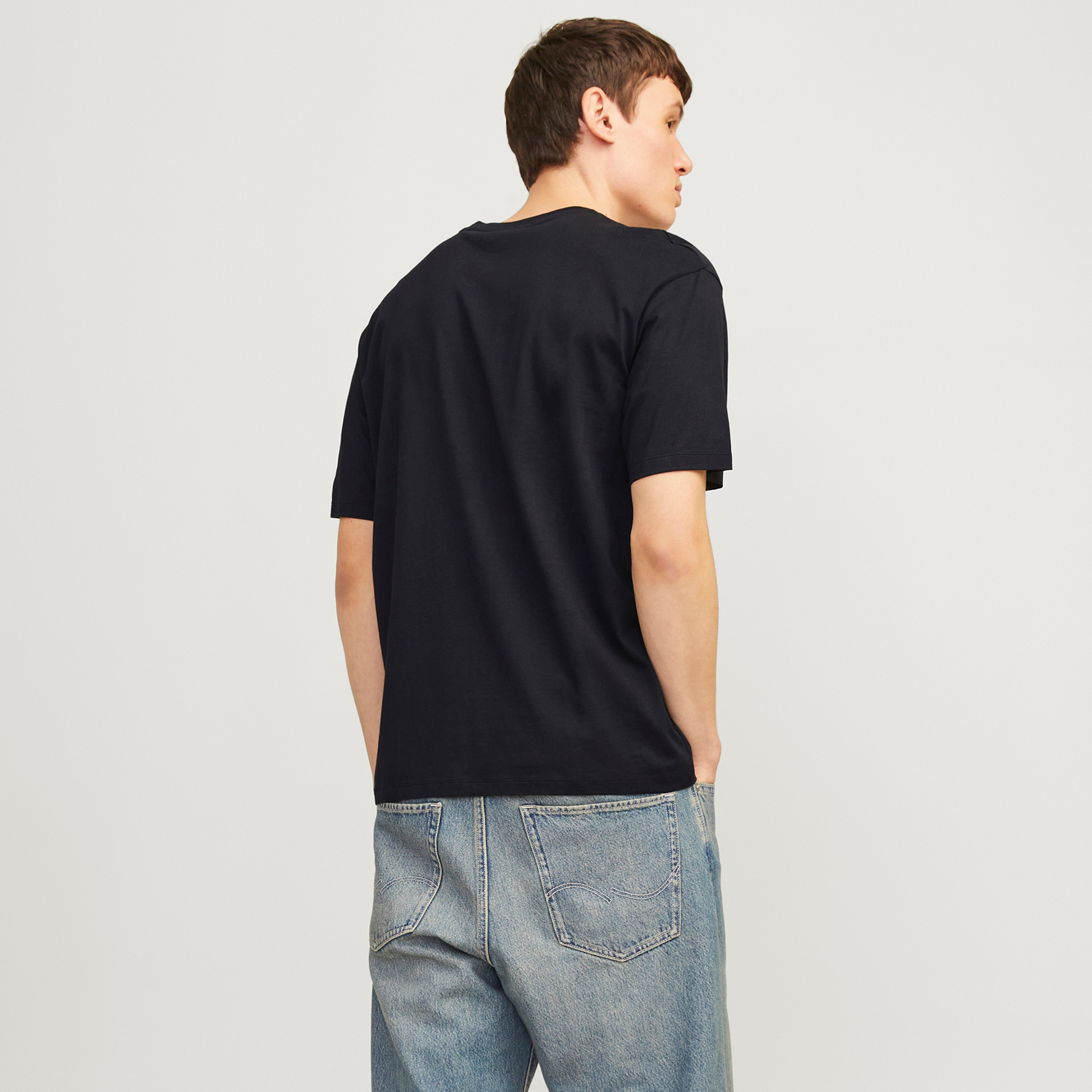 Jack & Jones Logo Crew Neck Short Sleeves Men's T-Shirt-men-clothing-tshirtsandpolos-tshirts-image-4