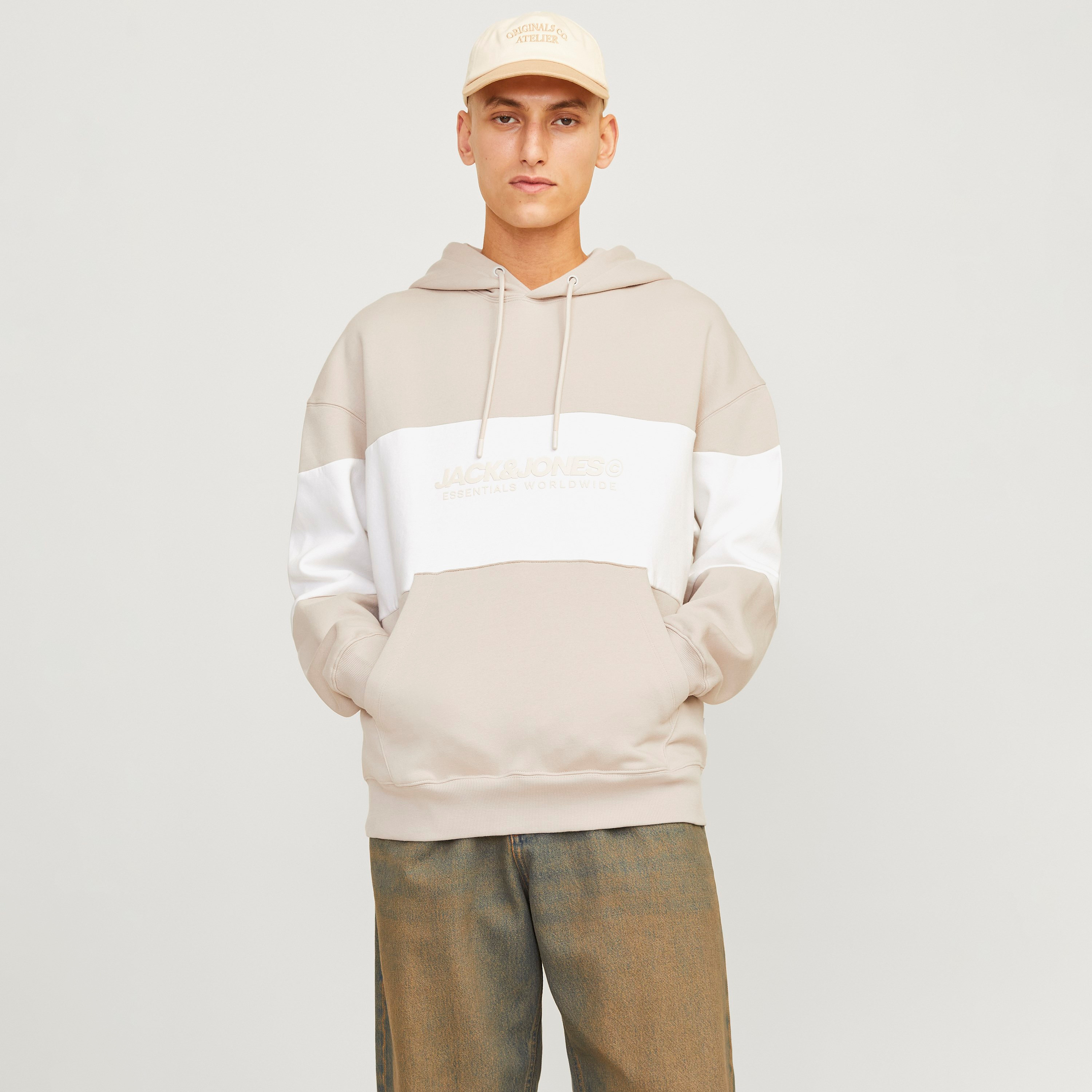 Jack & Jones Colorblock Long Sleeves Men's Hoodie-men-winterwear-hoodiesandsweatshirts-image-1