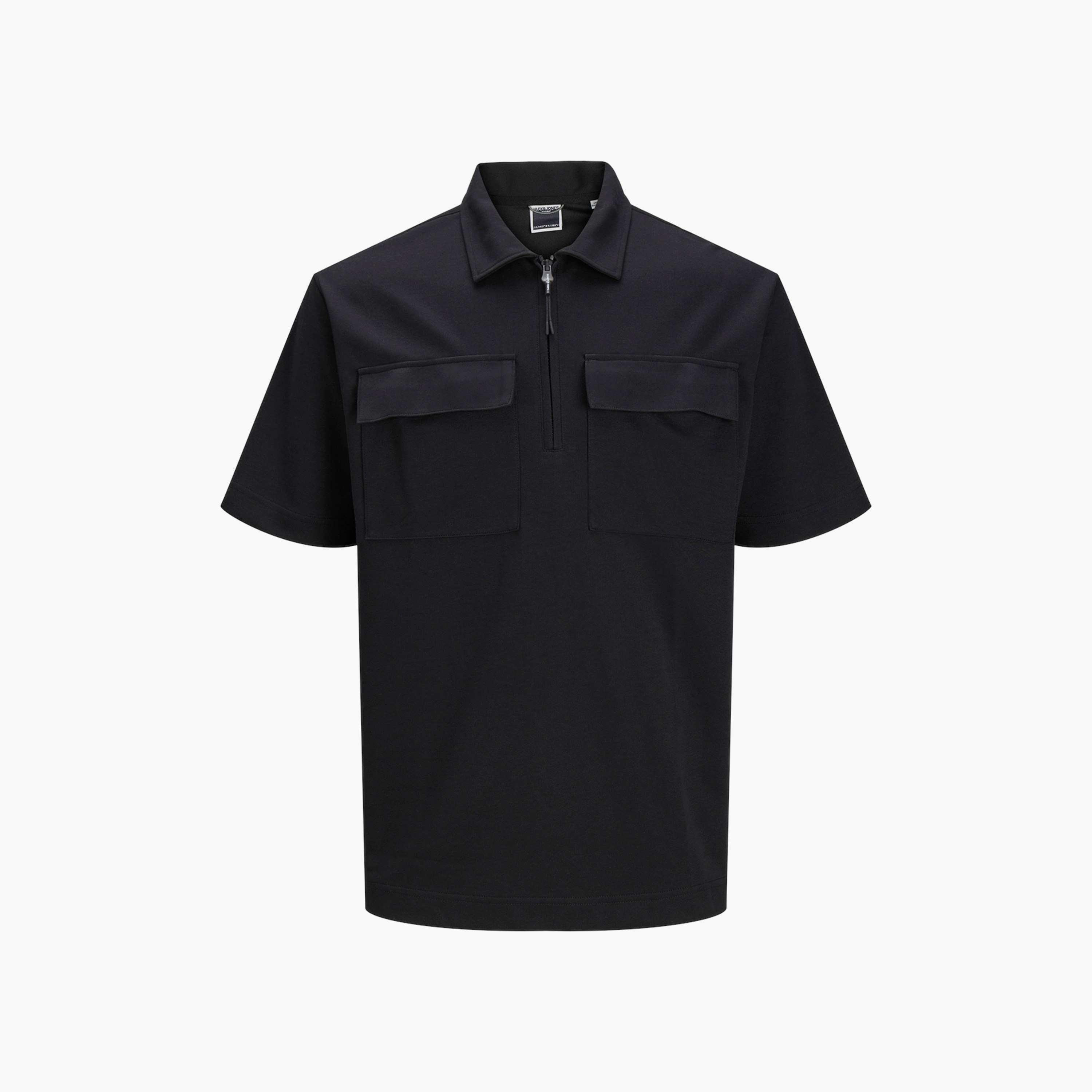 تيشيرت بولو بأكمام قصيرة وياقة سادة من جاك آند جونز-men-clothing-tshirtsandpolos-polos-image-1