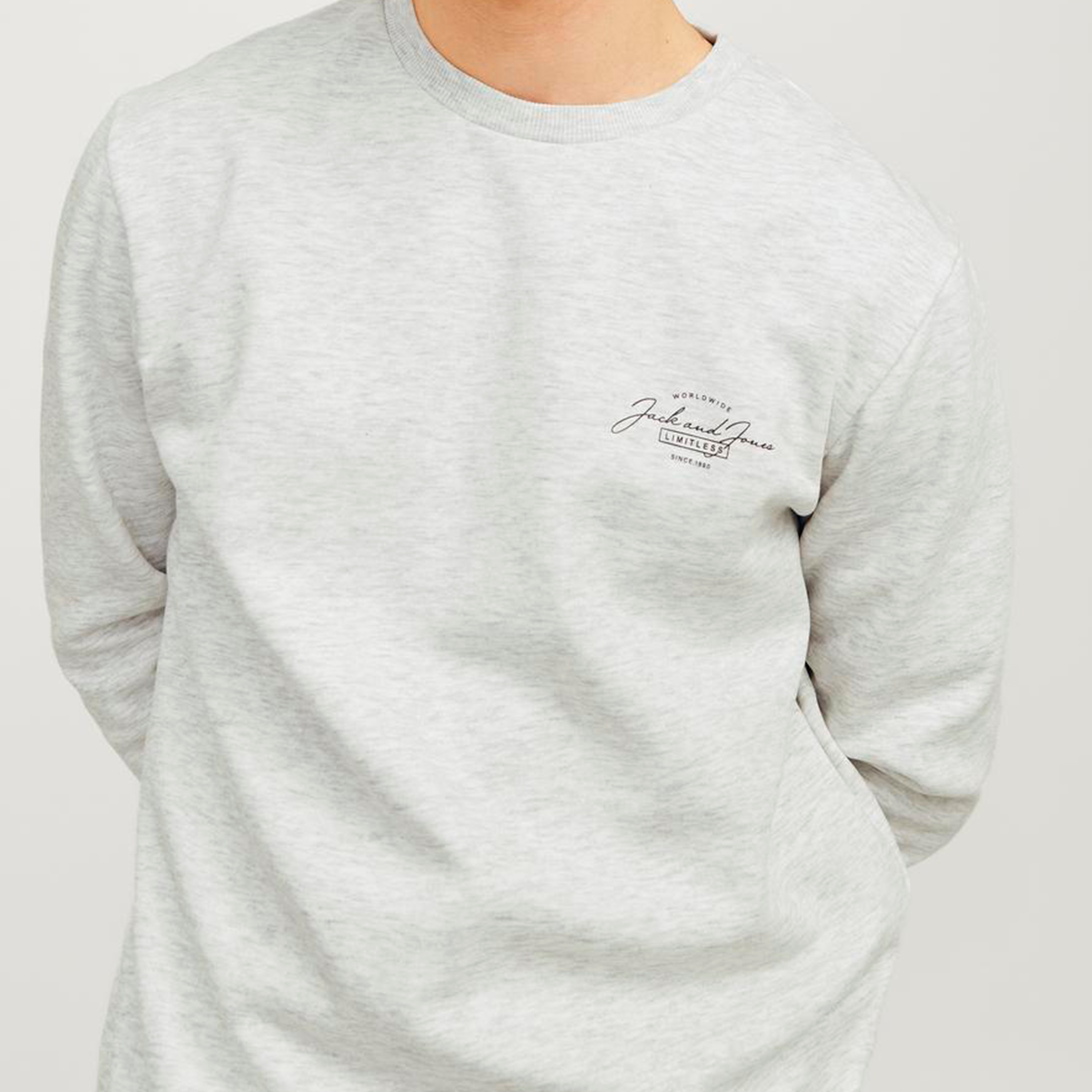 Jack & Jones Logo Crew Neck Long Sleeves Sweatshirt-men-winterwear-hoodiesandsweatshirts-image-9