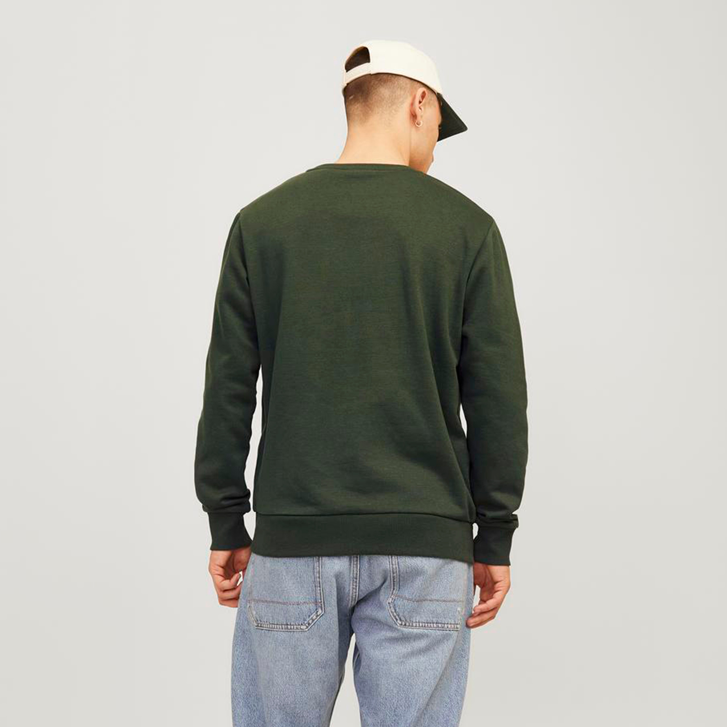 Jack & Jones Logo Crew Neck Long Sleeves Sweatshirt-men-winterwear-hoodiesandsweatshirts-image-6