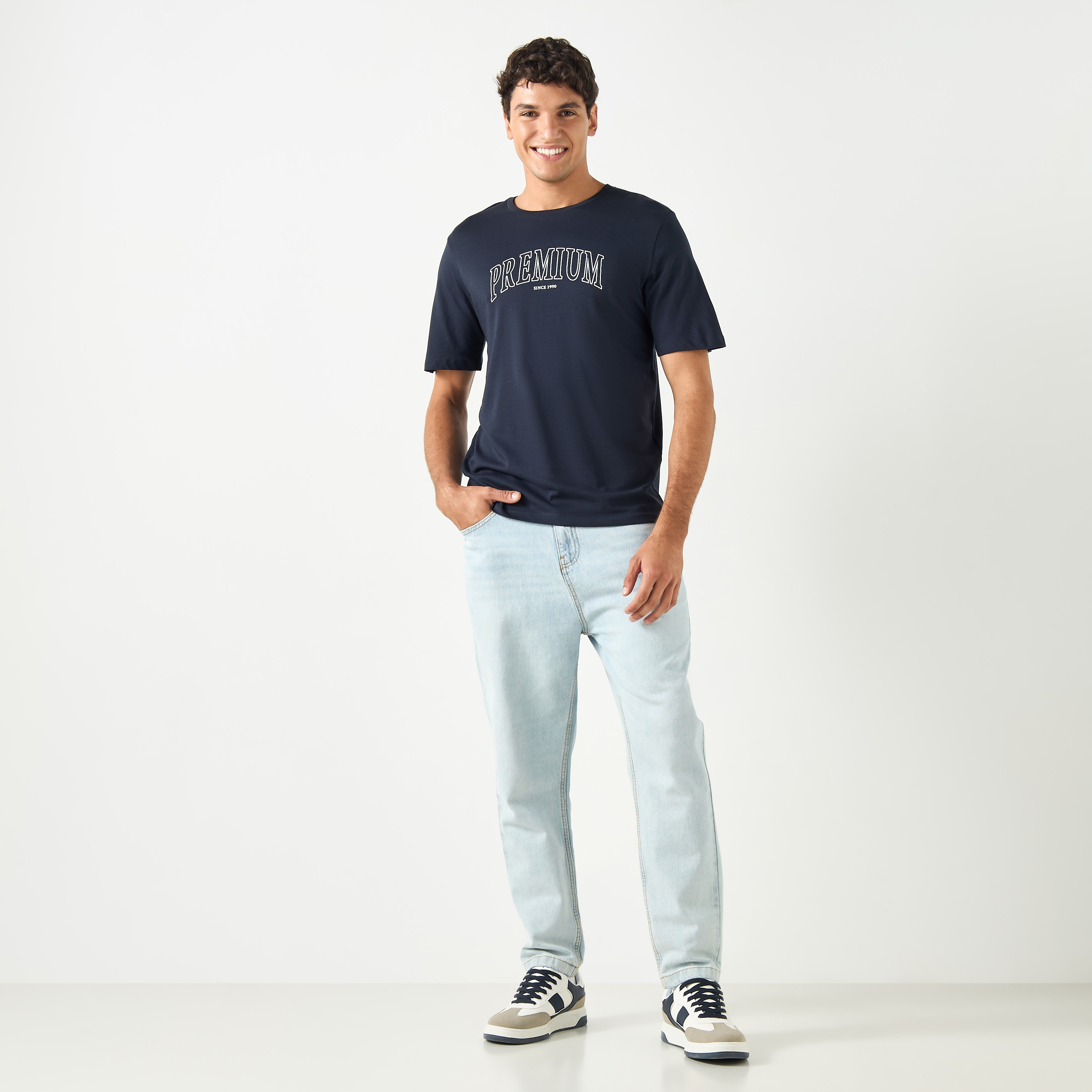 Jack & Jones Printed Crew Neck Short Sleeves T-Shirt-men-clothing-tshirtsandpolos-tshirts-image-2