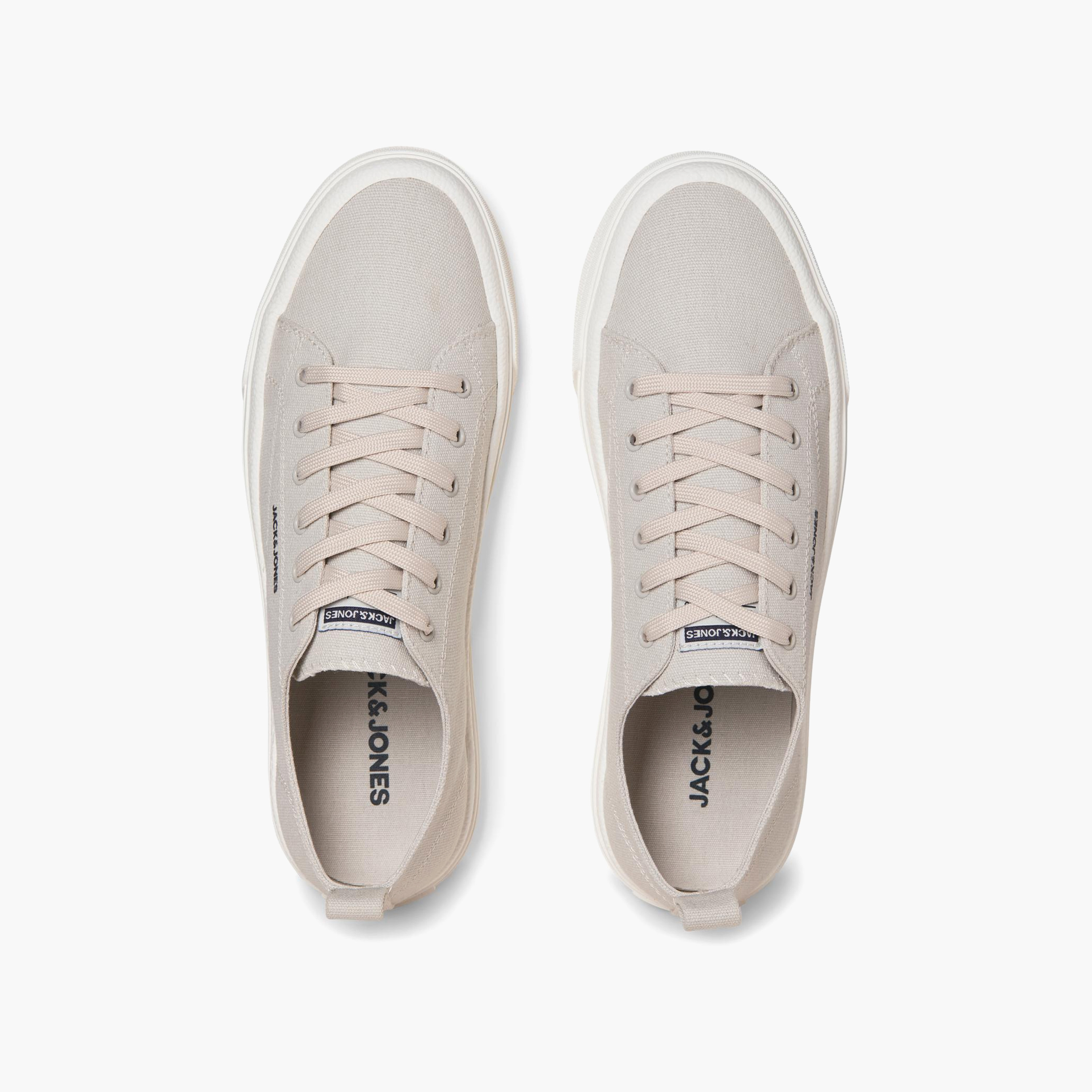 سنيكرز دو قماشي من جاك آند جونز للرجال مع رباط برقبة منخفضة-men-shoes-sneakers-image-14