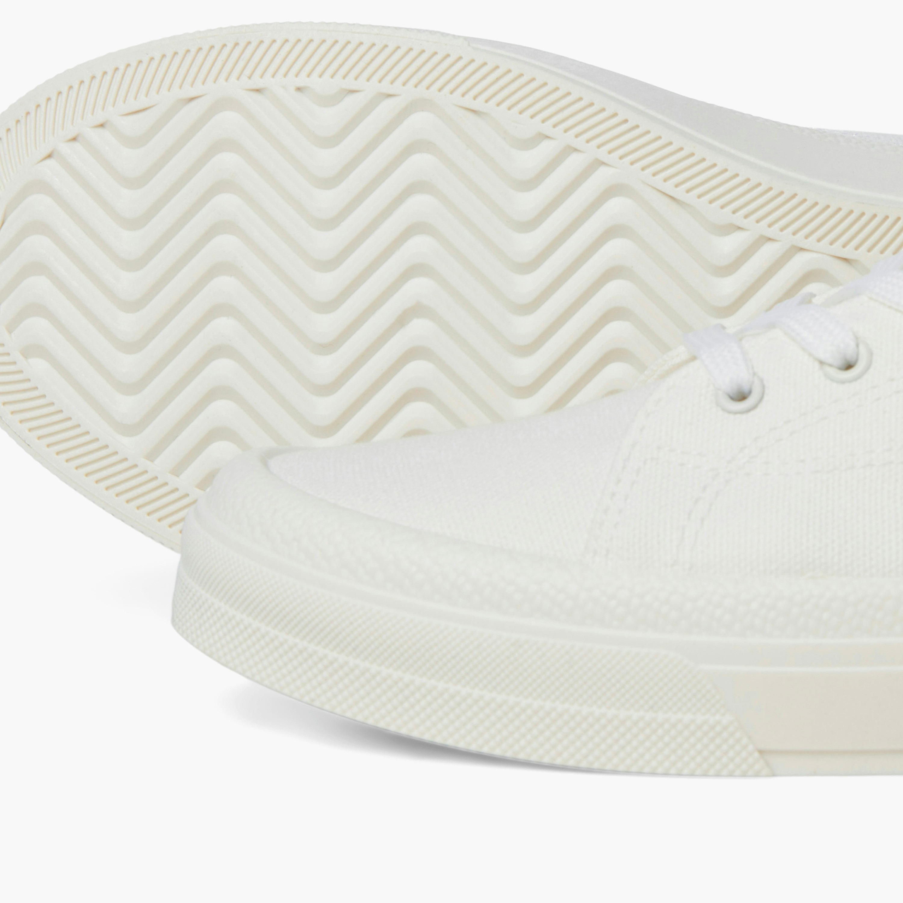 Jack & Jones Men's Low Top Lace Up Canvas Sneakers-men-shoes-sneakers-image-5