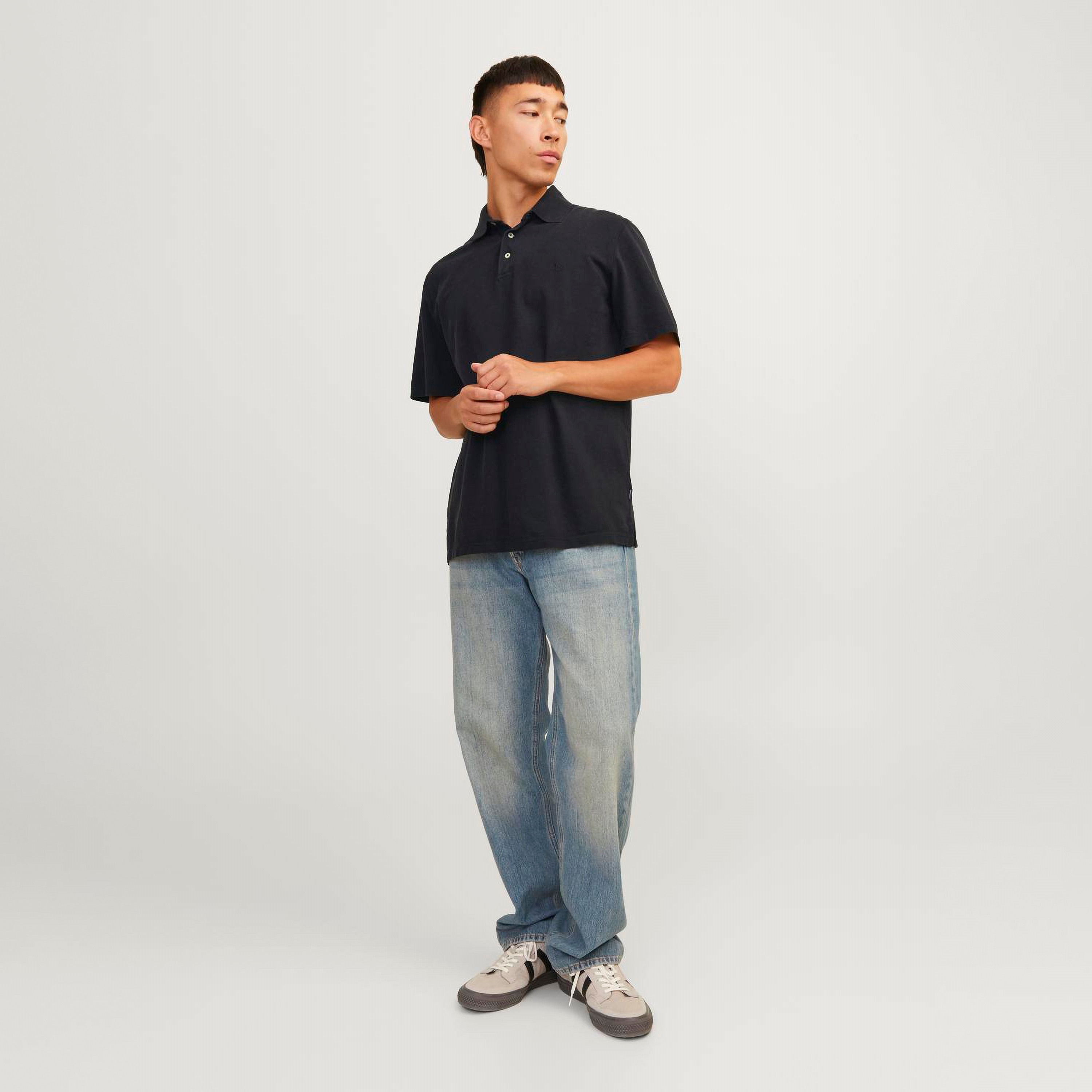 Jack & Jones Plain Collared Short Sleeves Polo T-Shirt-men-clothing-tshirtsandpolos-polos-image-2