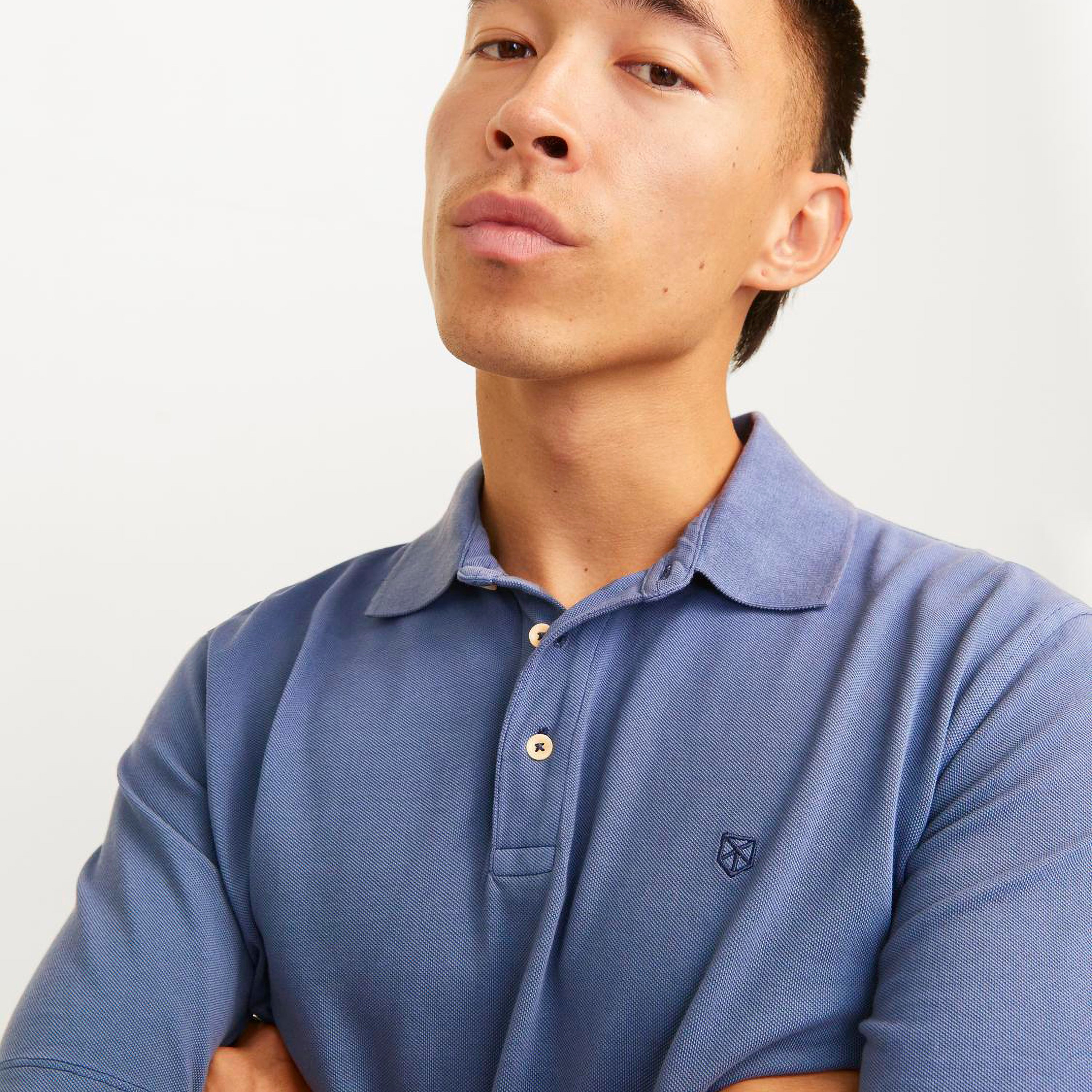 تيشيرت بولو بأكمام قصيرة وياقة سادة من جاك آند جونز-men-clothing-tshirtsandpolos-polos-image-7