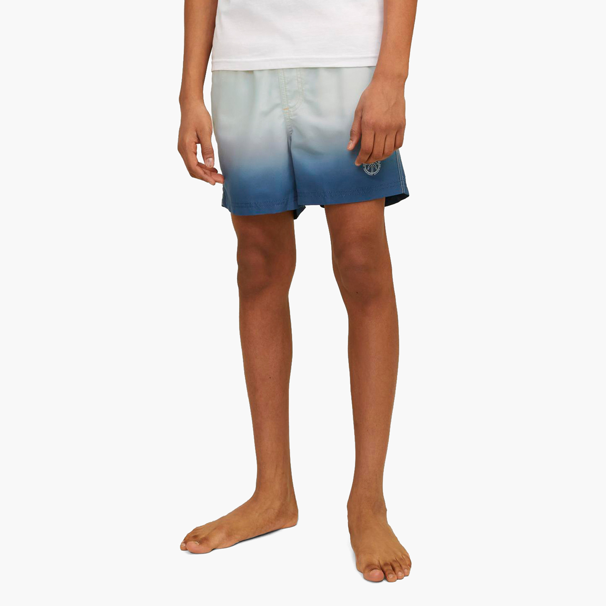 Jack & Jones Junior Ombre Print Swim Shorts with Pockets and Drawstring Closure-boys-clothing-bottoms-shorts-image-3