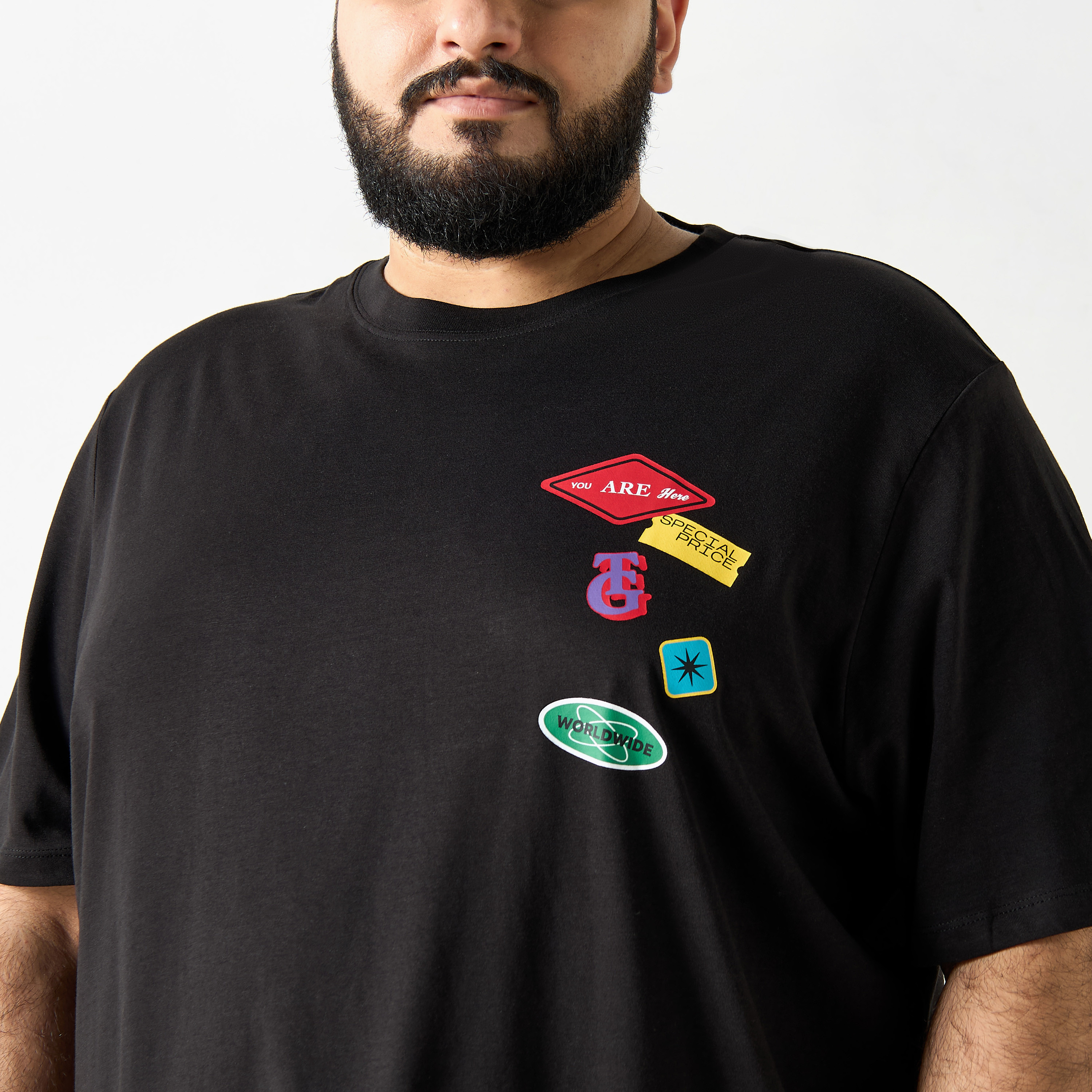 Jack & Jones Plus Size Graphic Crew Neck Short Sleeves T-Shirt-men-clothing-tshirtsandpolos-tshirts-image-4
