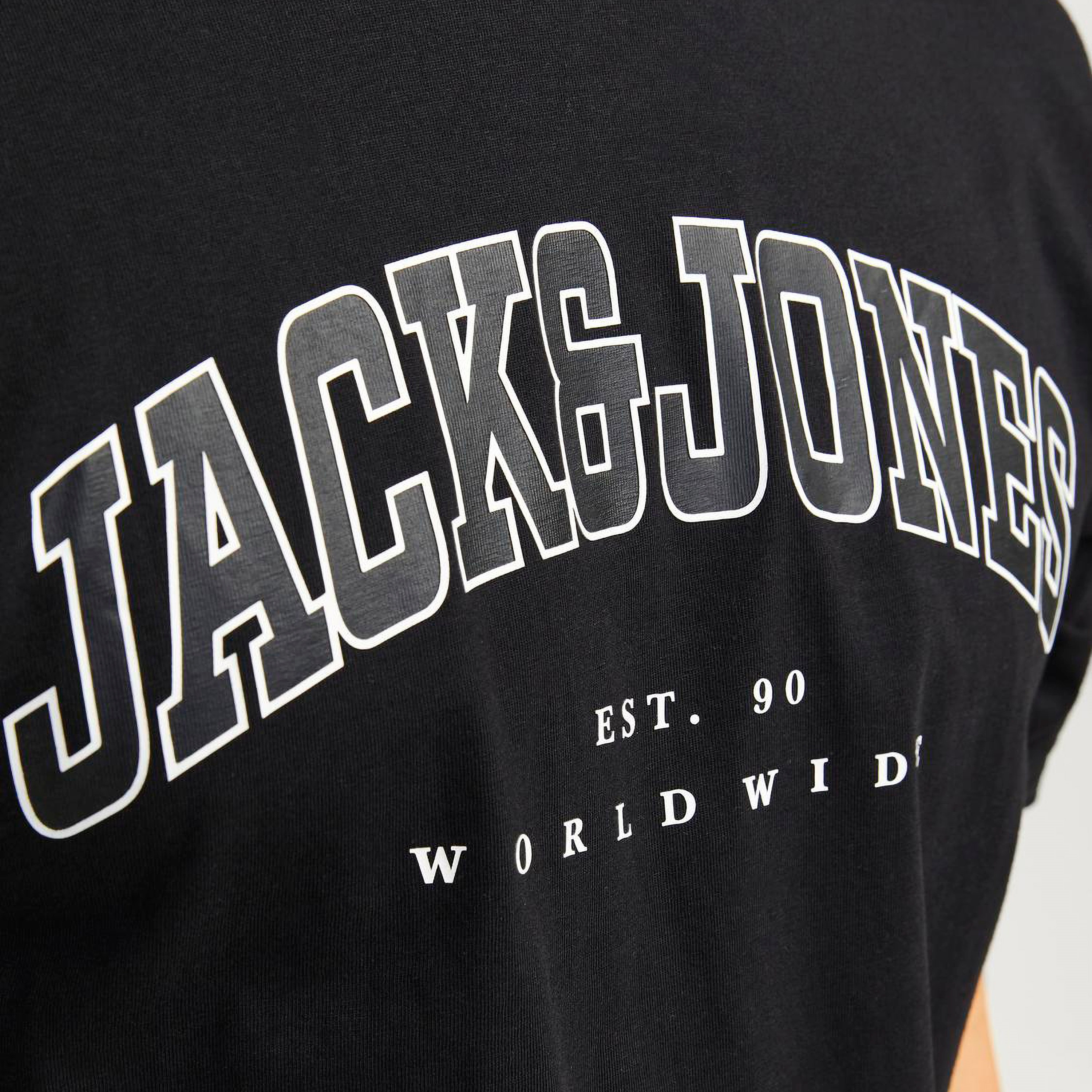 Jack & Jones Logo Crew Neck Short Sleeves T-Shirt-men-clothing-tshirtsandpolos-tshirts-image-3
