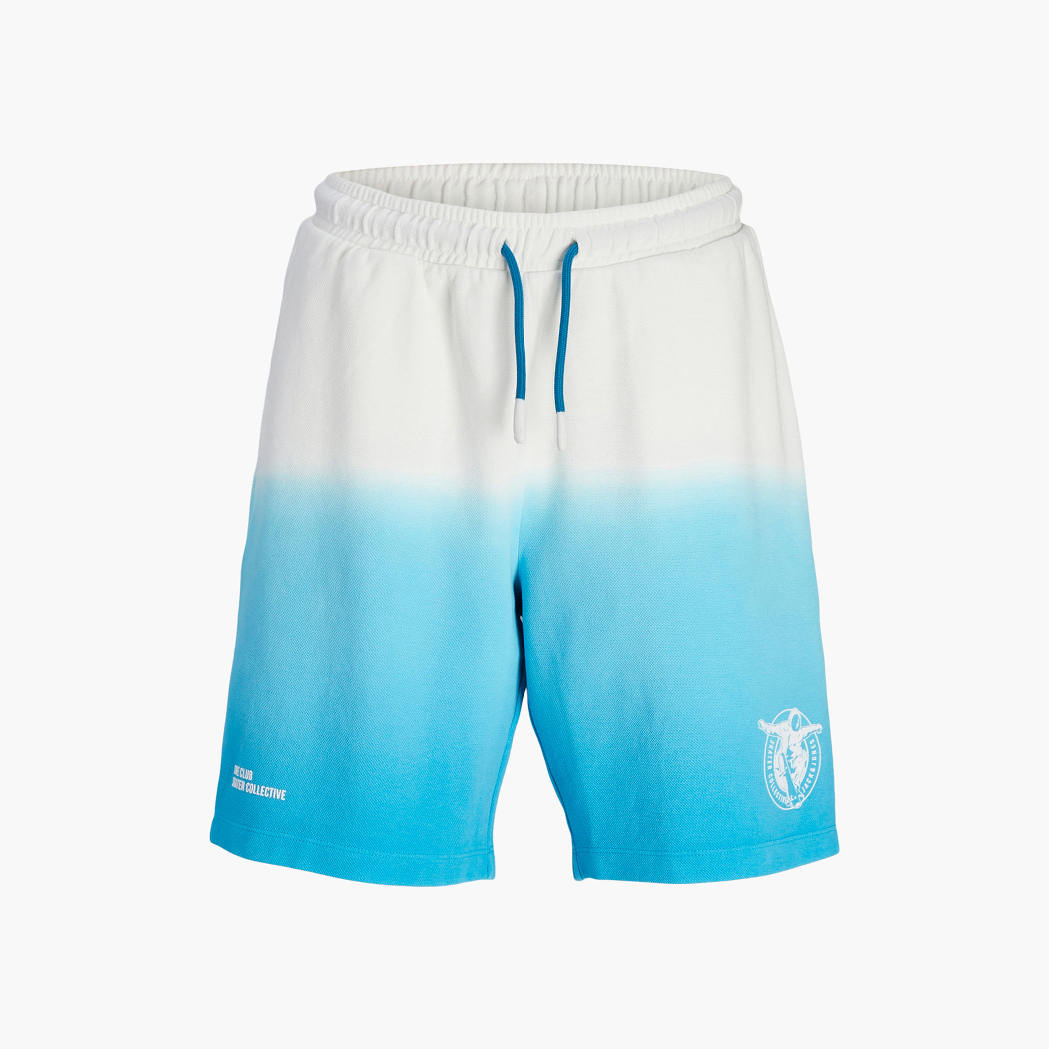 شورت بطبعات مصبوغة ورباط إغلاق من جاك آند جونز جونيور-boys-clothing-bottoms-shorts-image-2