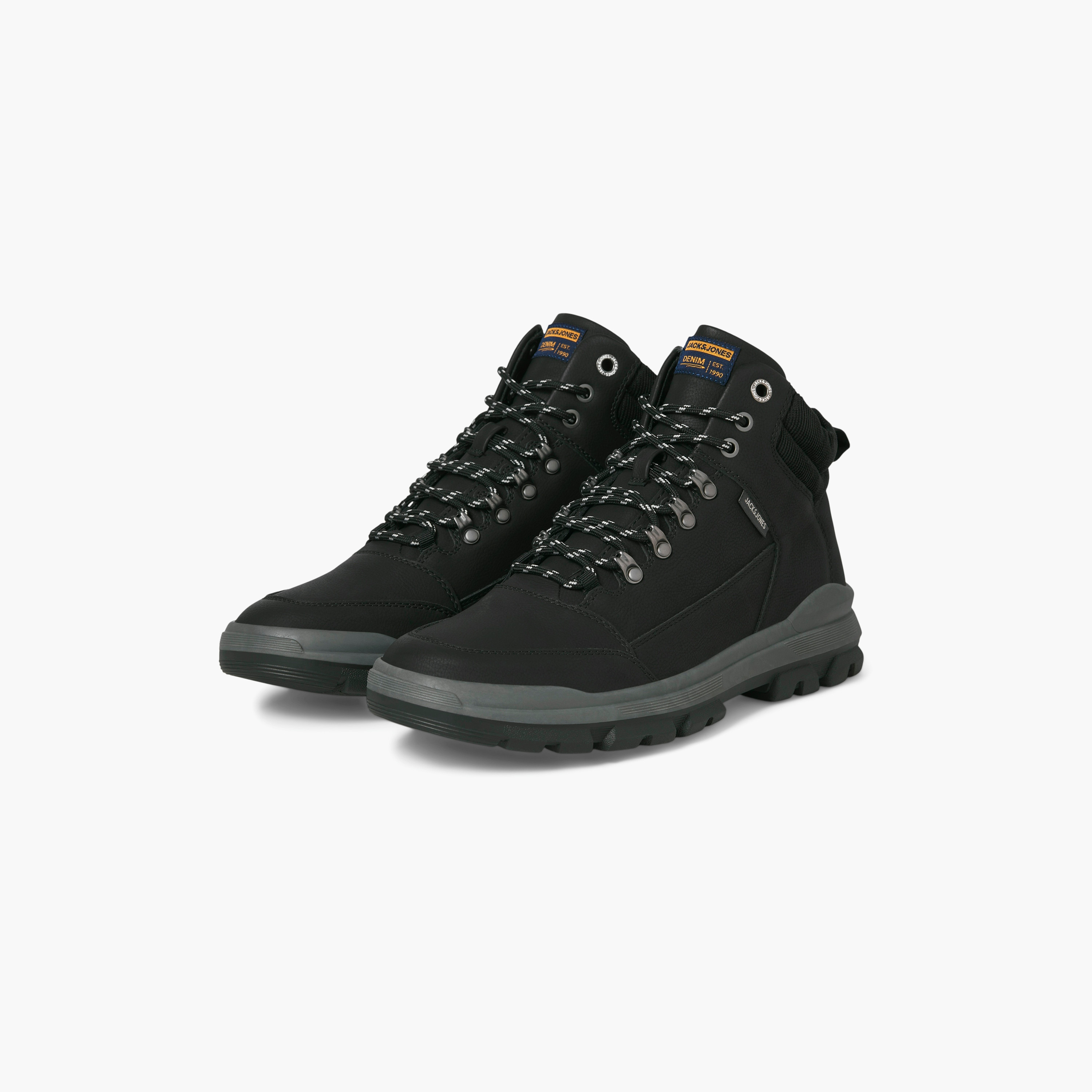 Jack & Jones Men's Lace-Up Ankle Boots | 12257750-men-shoes-boots-image-1