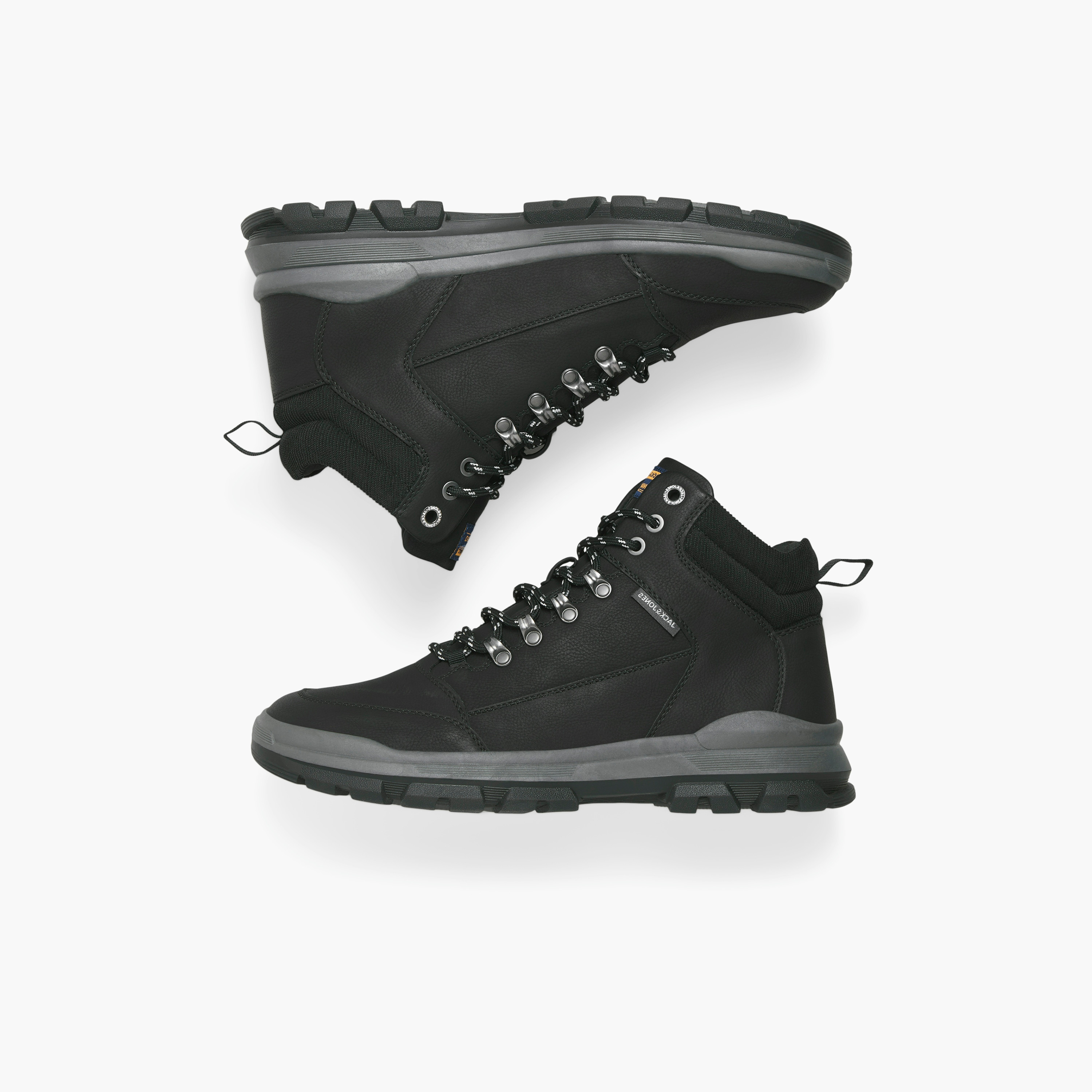 Jack & Jones Men's Lace-Up Ankle Boots | 12257750-men-shoes-boots-image-3