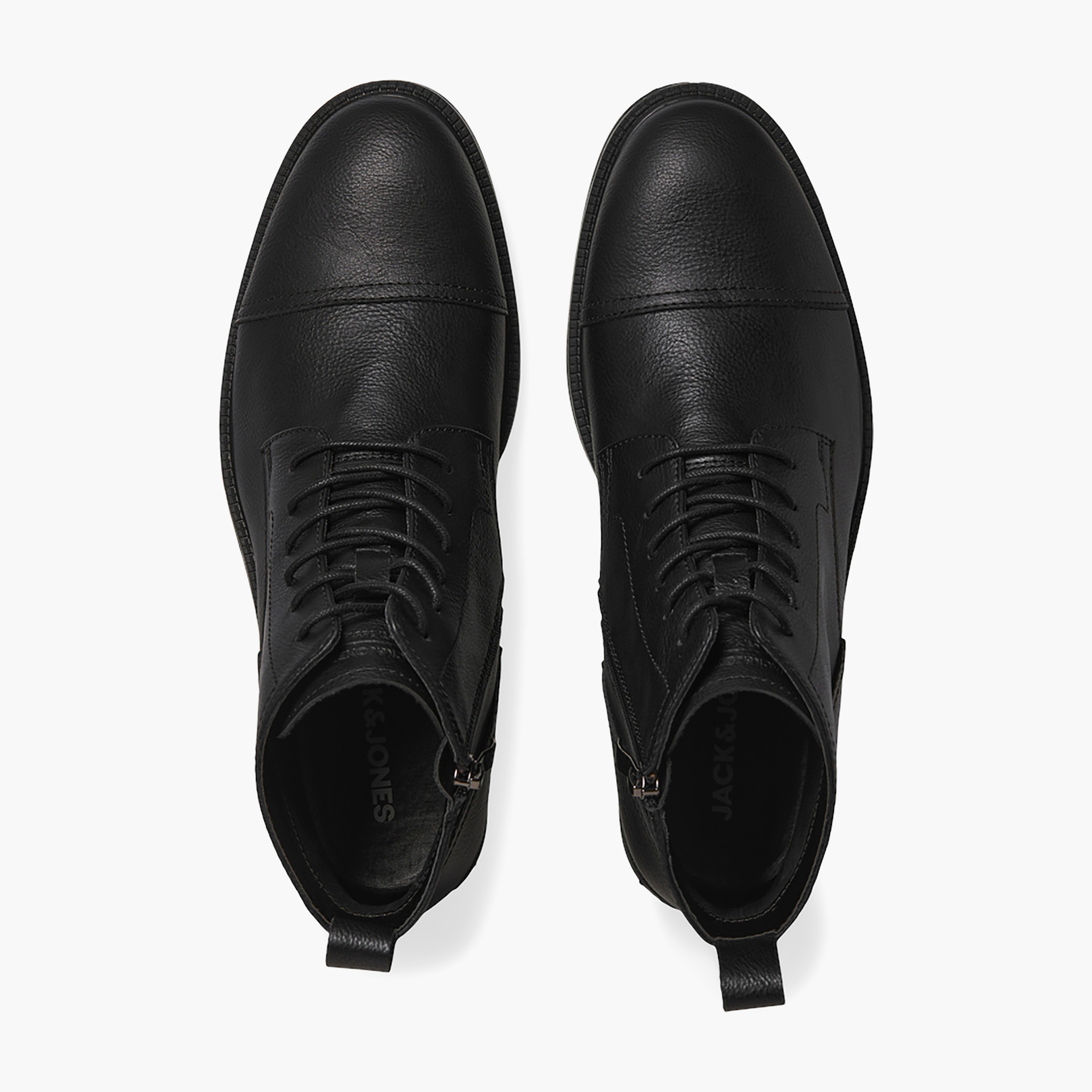 Jack & Jones Men's Lace-Up Ankle Boots | 12257973-men-shoes-boots-image-3