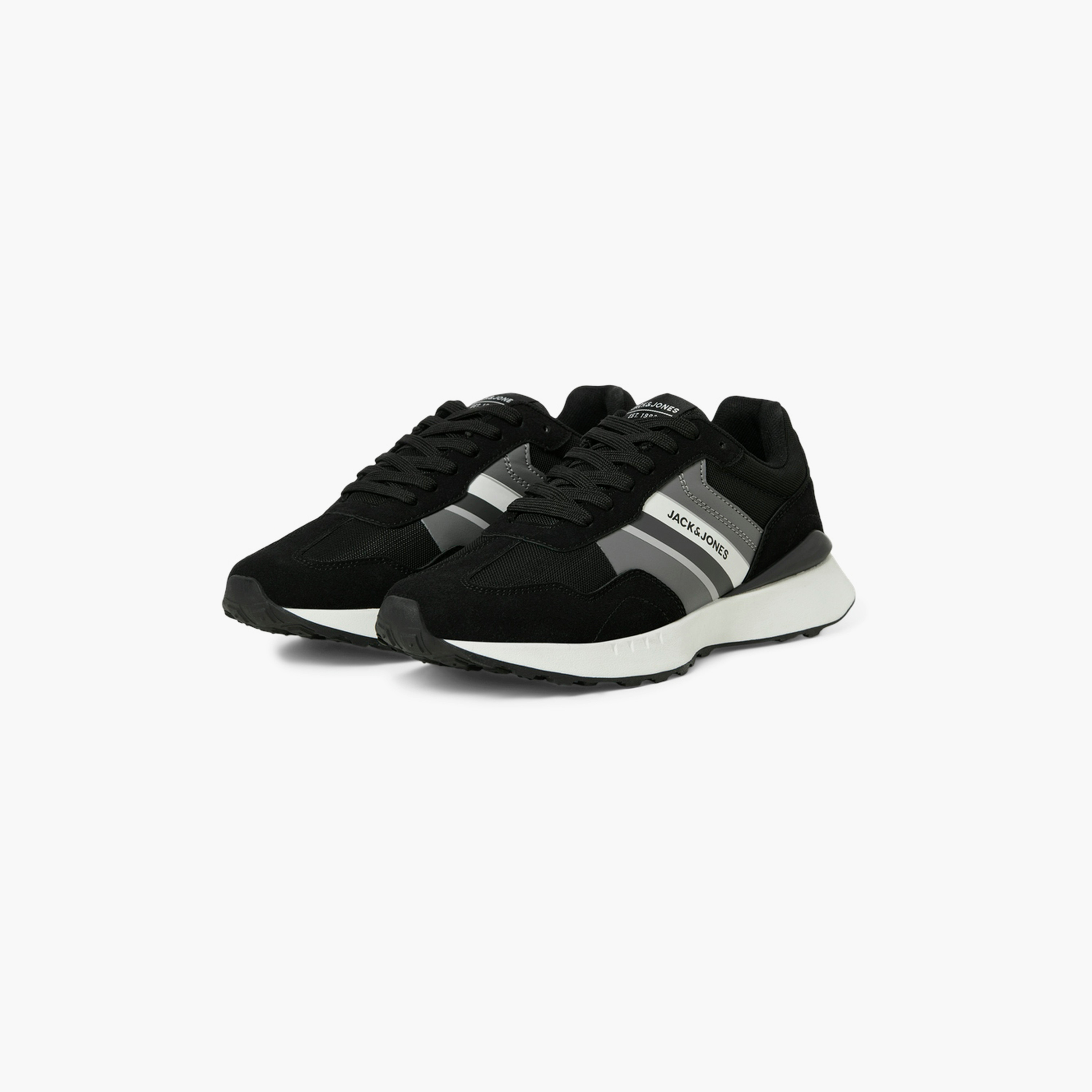 سنيكرز برباط علوي منخفض للرجال من جاك آند جونز | 12257991-men-shoes-sneakers-image-1