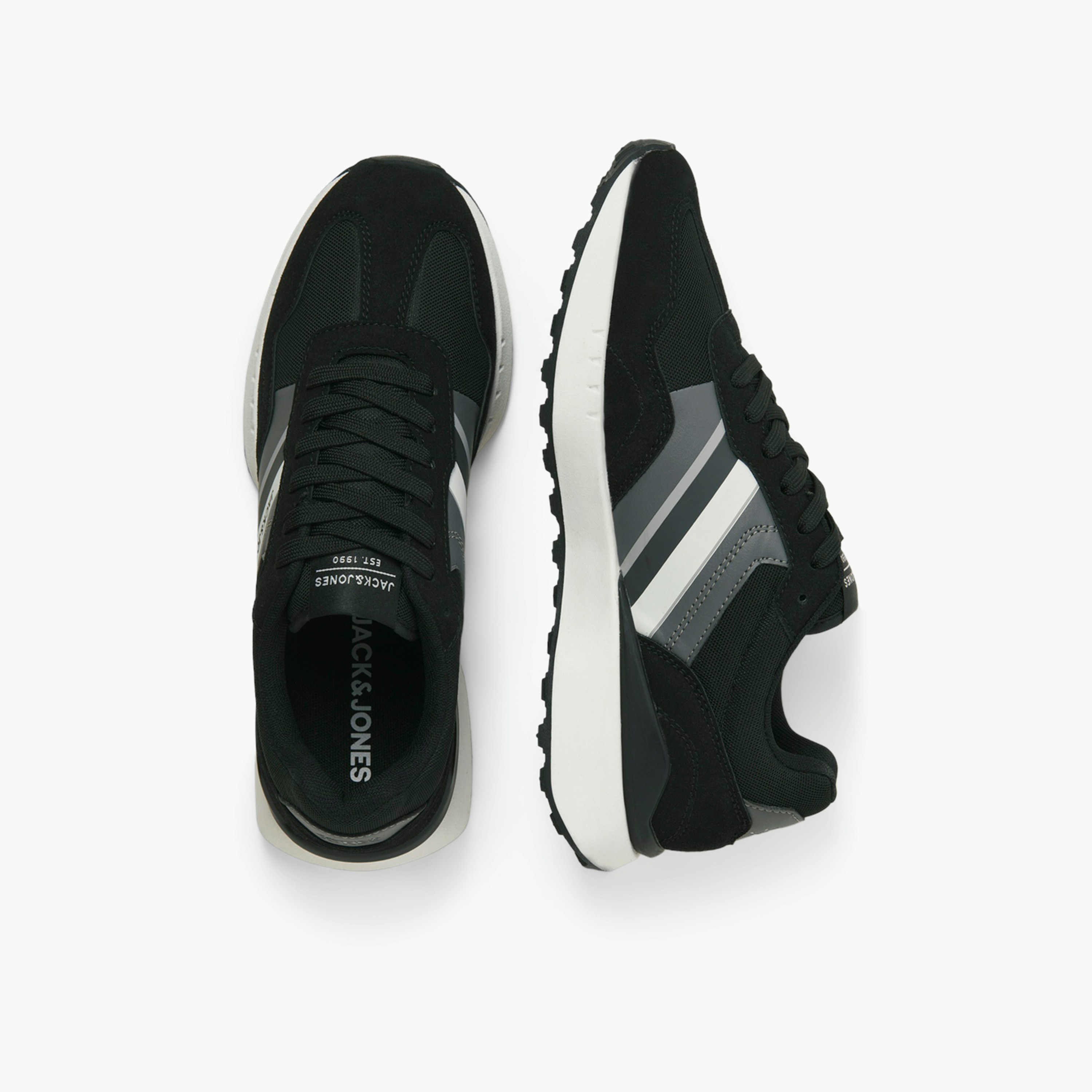 سنيكرز برباط علوي منخفض للرجال من جاك آند جونز | 12257991-men-shoes-sneakers-image-3