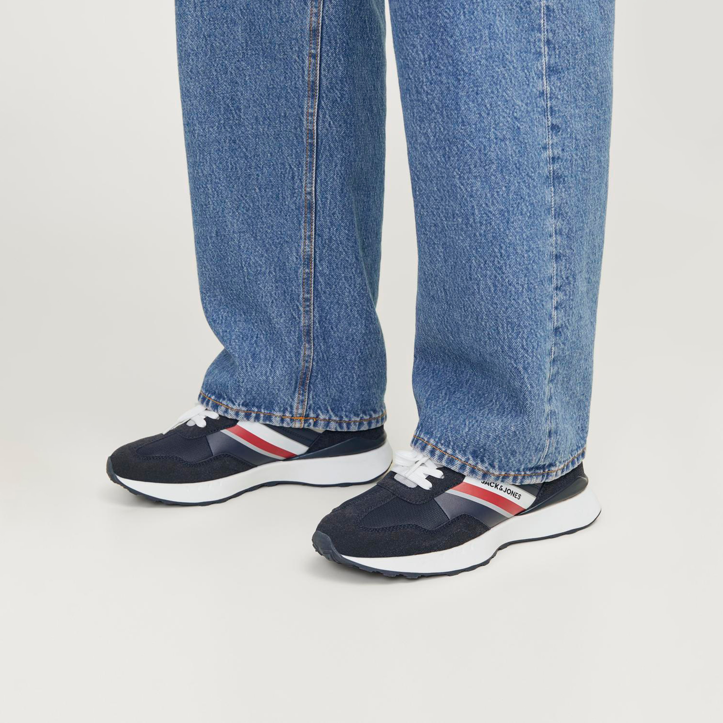 Jack & Jones Men's Lace-Up Low Top Sneakers | 12257991-men-shoes-sneakers-image-7