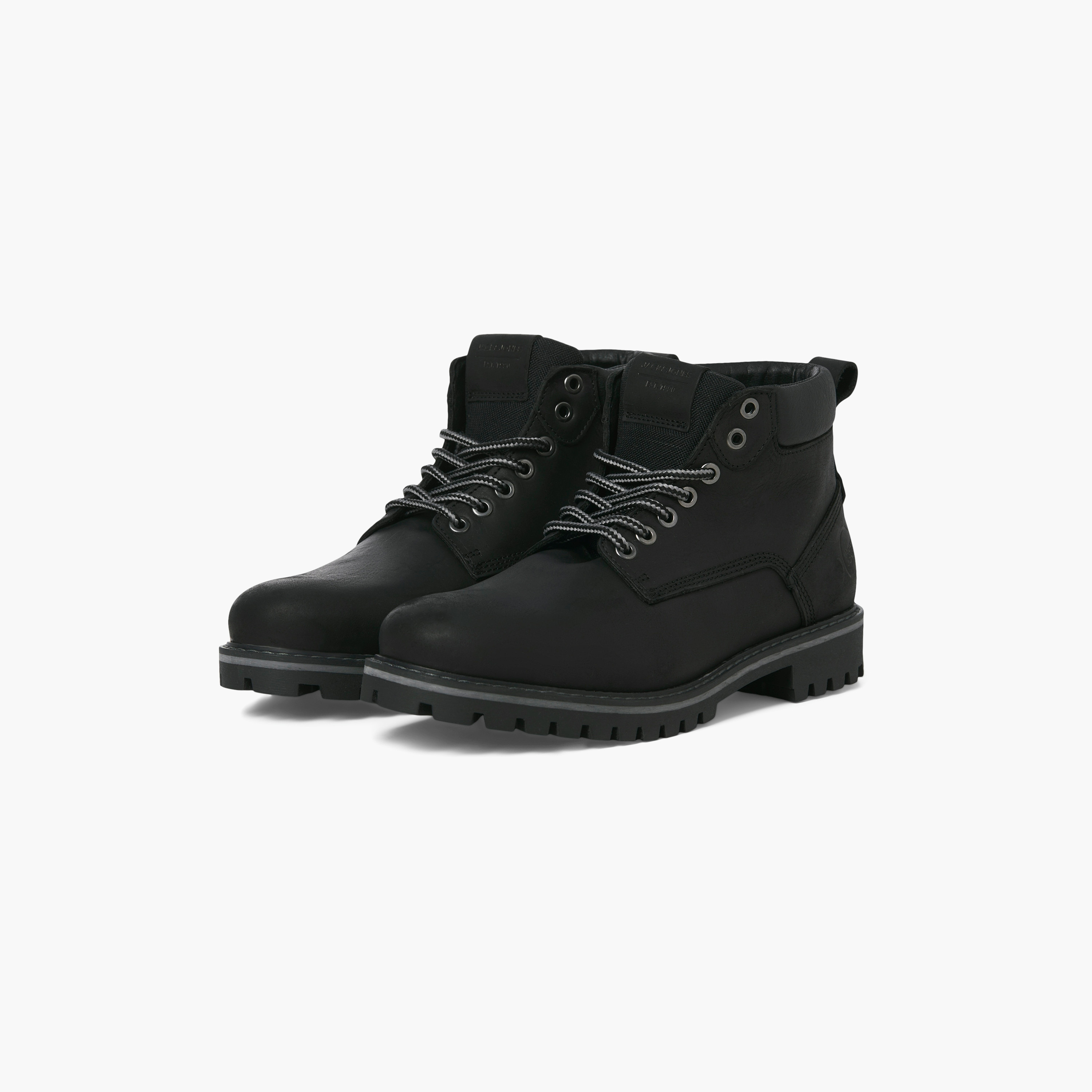 حذاء جاك آند جونز للرجال برباط للكاحل | 12257998-men-shoes-boots-image-1