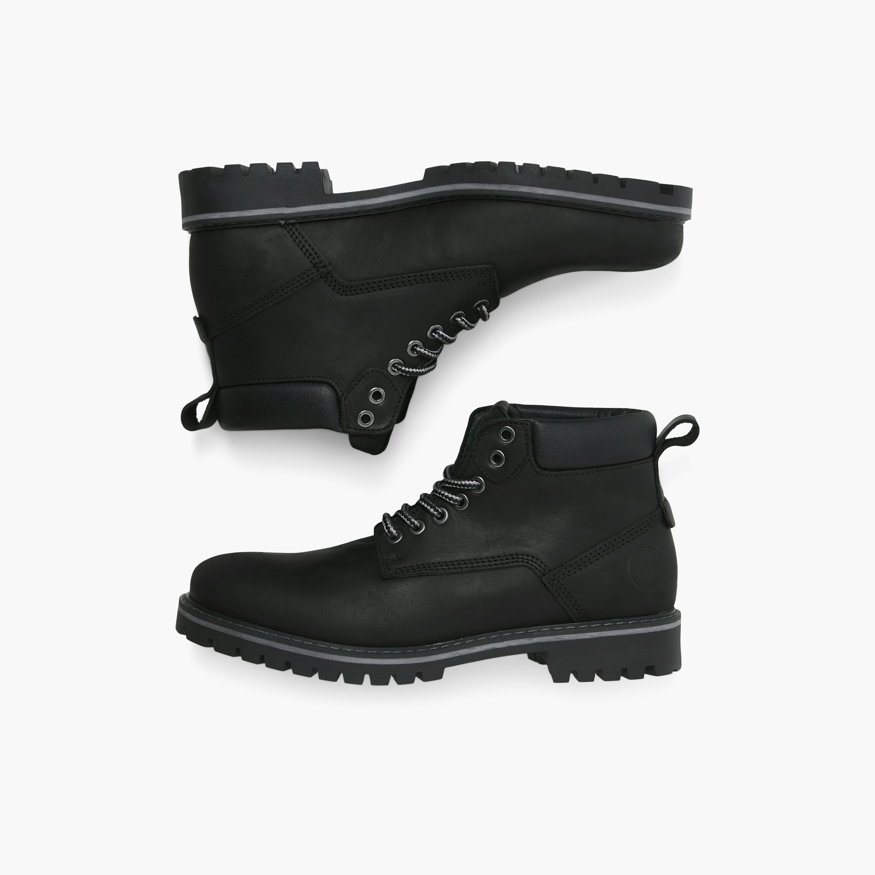 حذاء جاك آند جونز للرجال برباط للكاحل | 12257998-men-shoes-boots-image-3
