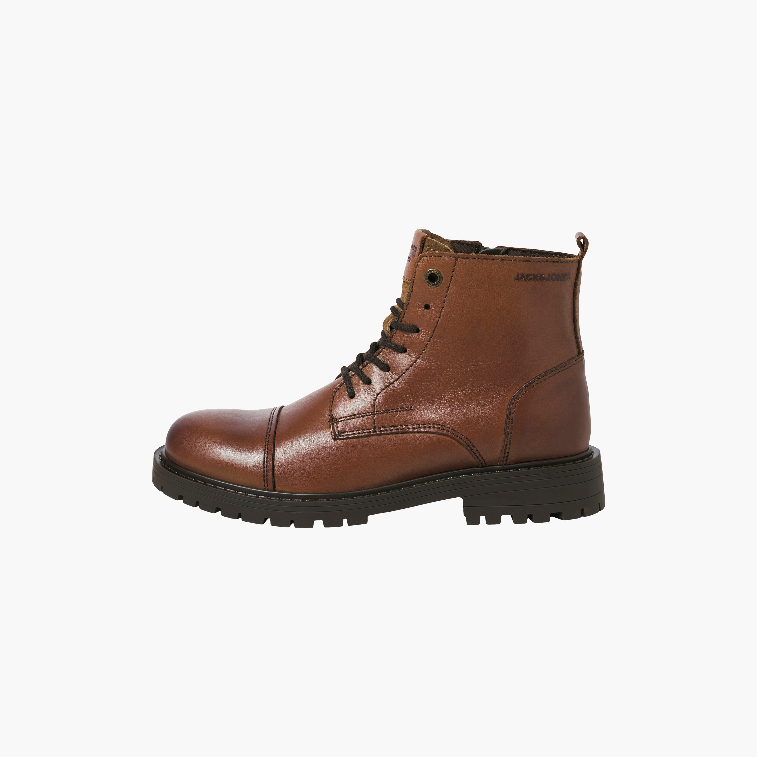 Jack & Jones Men's Lace-Up Oxford Ankle Boots | 12258045-men-shoes-boots-image-4