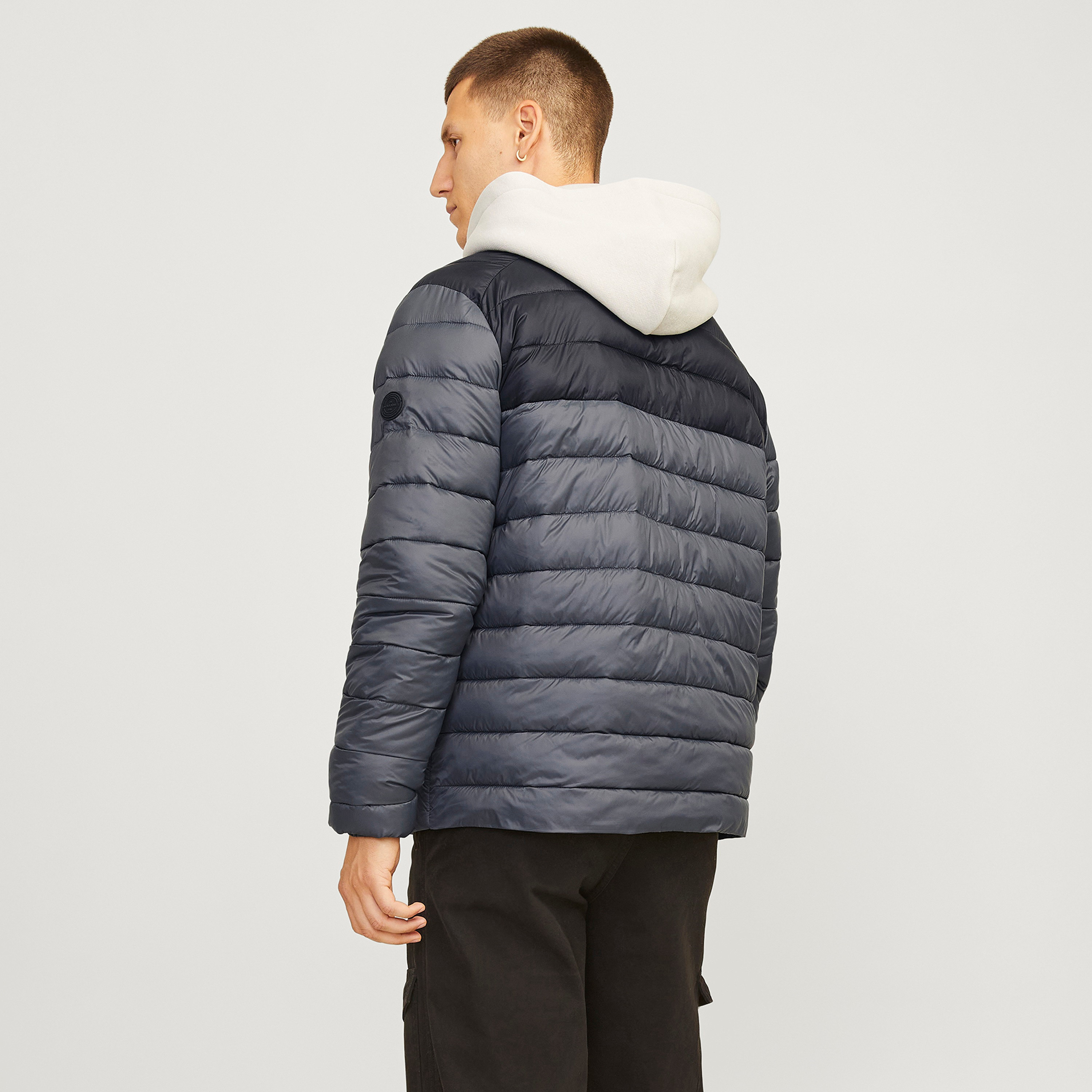 Jack & Jones Colorblock High Neck Long Sleeves Men's Quilted Jacket-men-clothing-jacketsandblazers-jackets-image-4