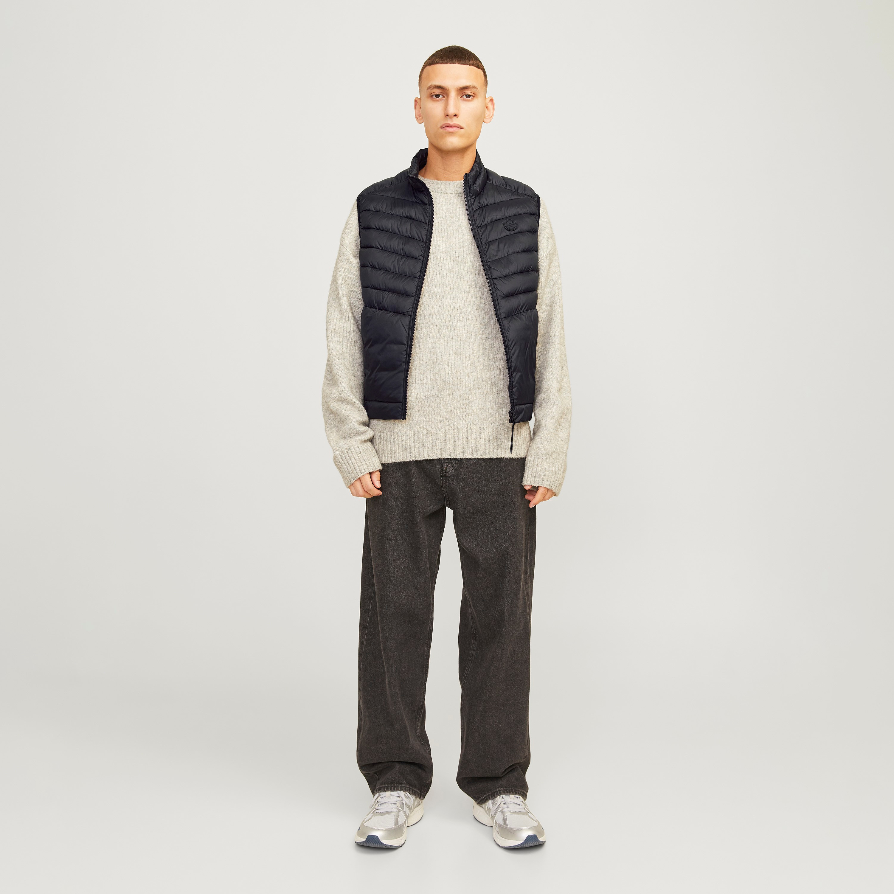 Jack & Jones Colorblock High Neck Sleeveless Men's Gilet Jacket-men-clothing-jacketsandblazers-jackets-image-2