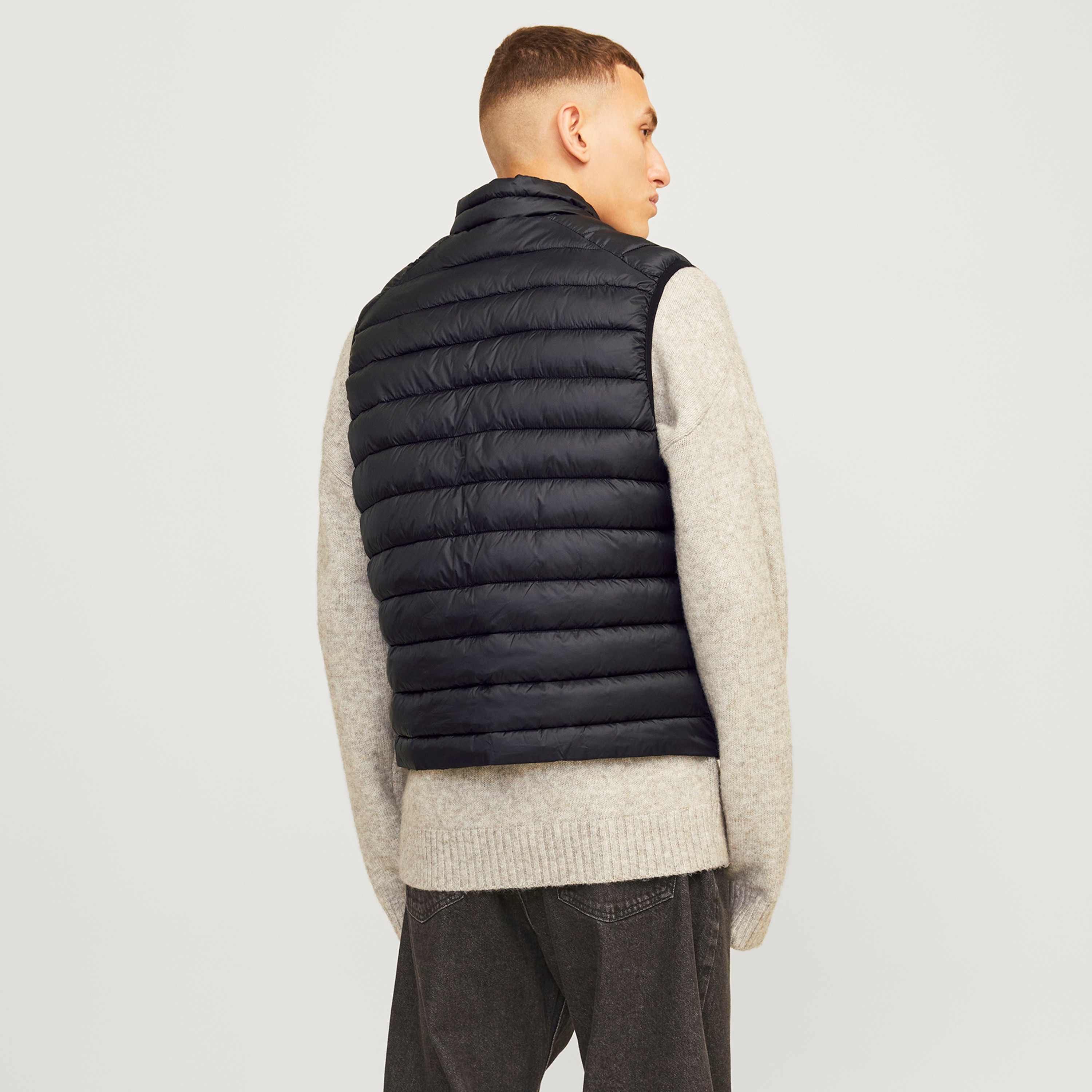 Jack & Jones Colorblock High Neck Sleeveless Men's Gilet Jacket-men-clothing-jacketsandblazers-jackets-image-4