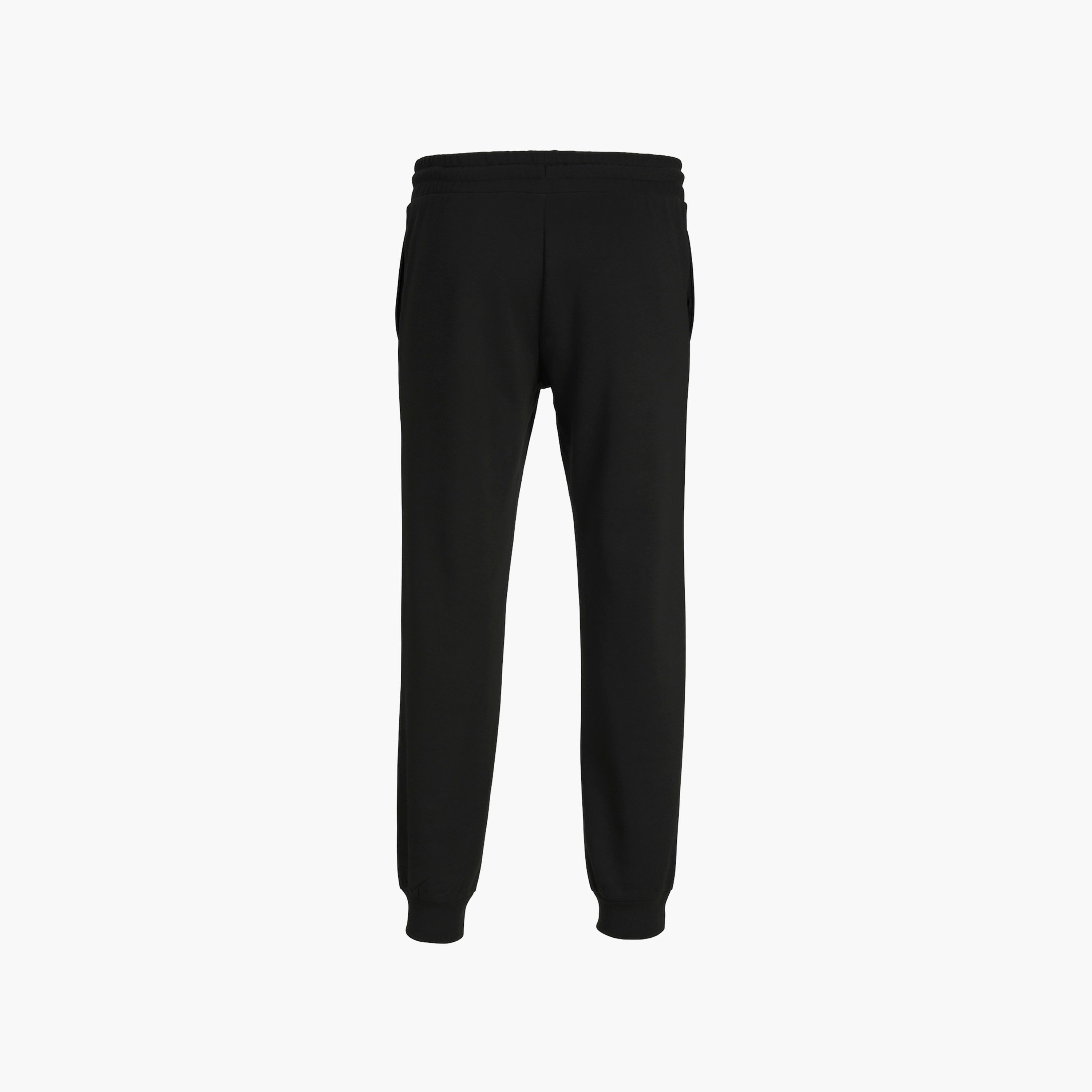 Jack & Jones Plain Mid Rise Drawstring Joggers-men-clothing-bottoms-joggers-image-2
