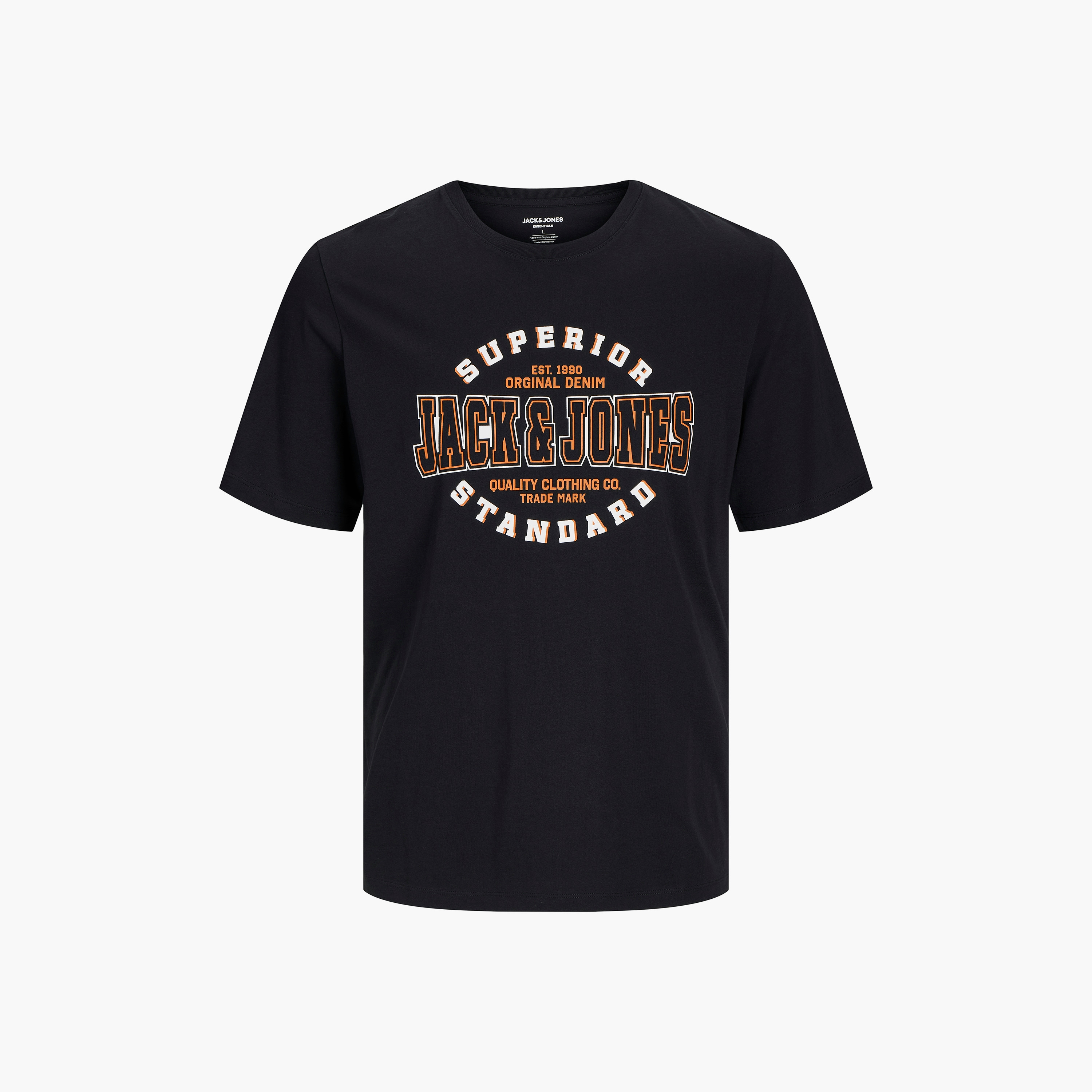 Jack & Jones Plus Size Logo Round Neck Short Sleeves Men's T-Shirt-men-clothing-tshirtsandpolos-tshirts-image-7