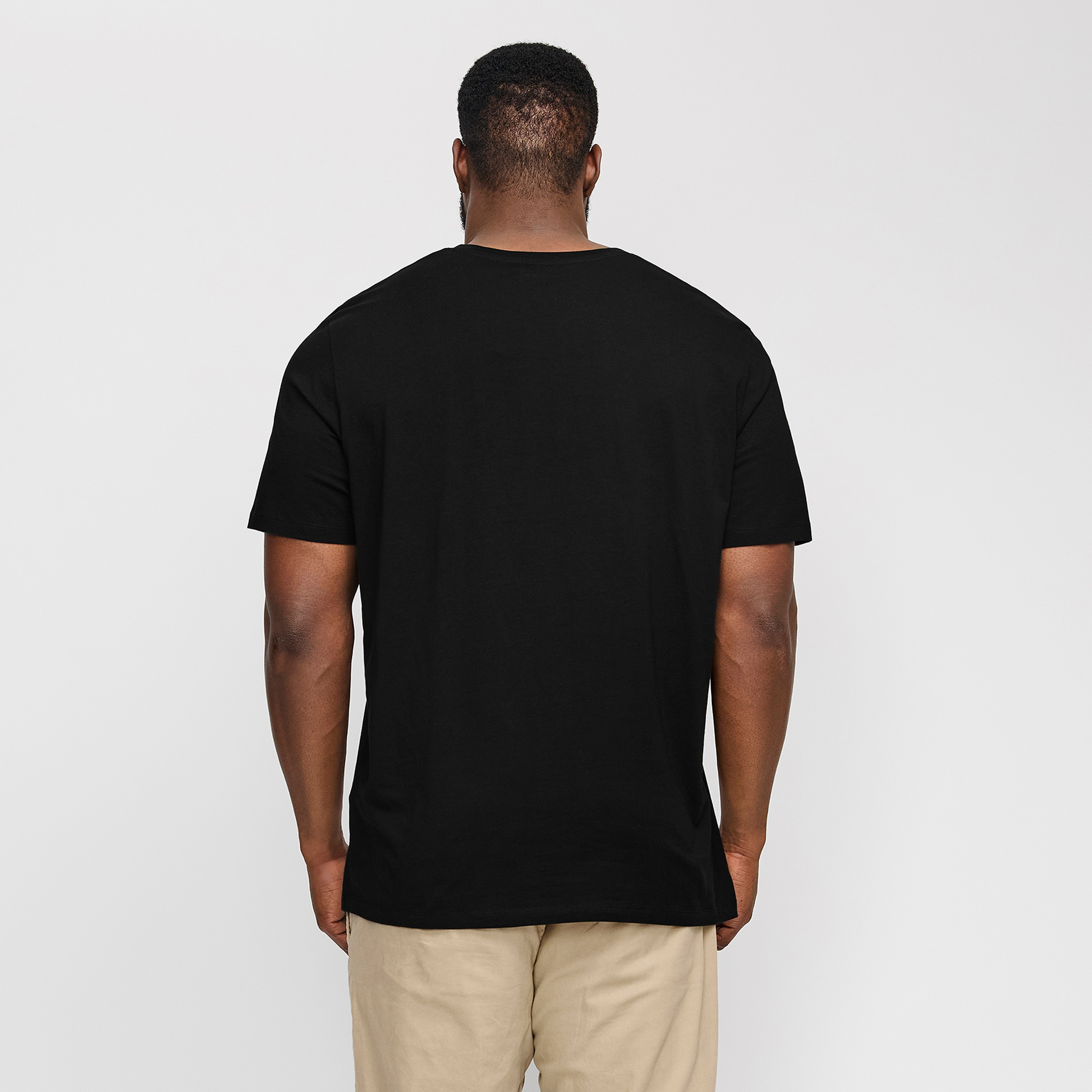 Jack & Jones Plus Size Logo Round Neck Short Sleeves Men's T-Shirt-men-clothing-tshirtsandpolos-tshirts-image-4