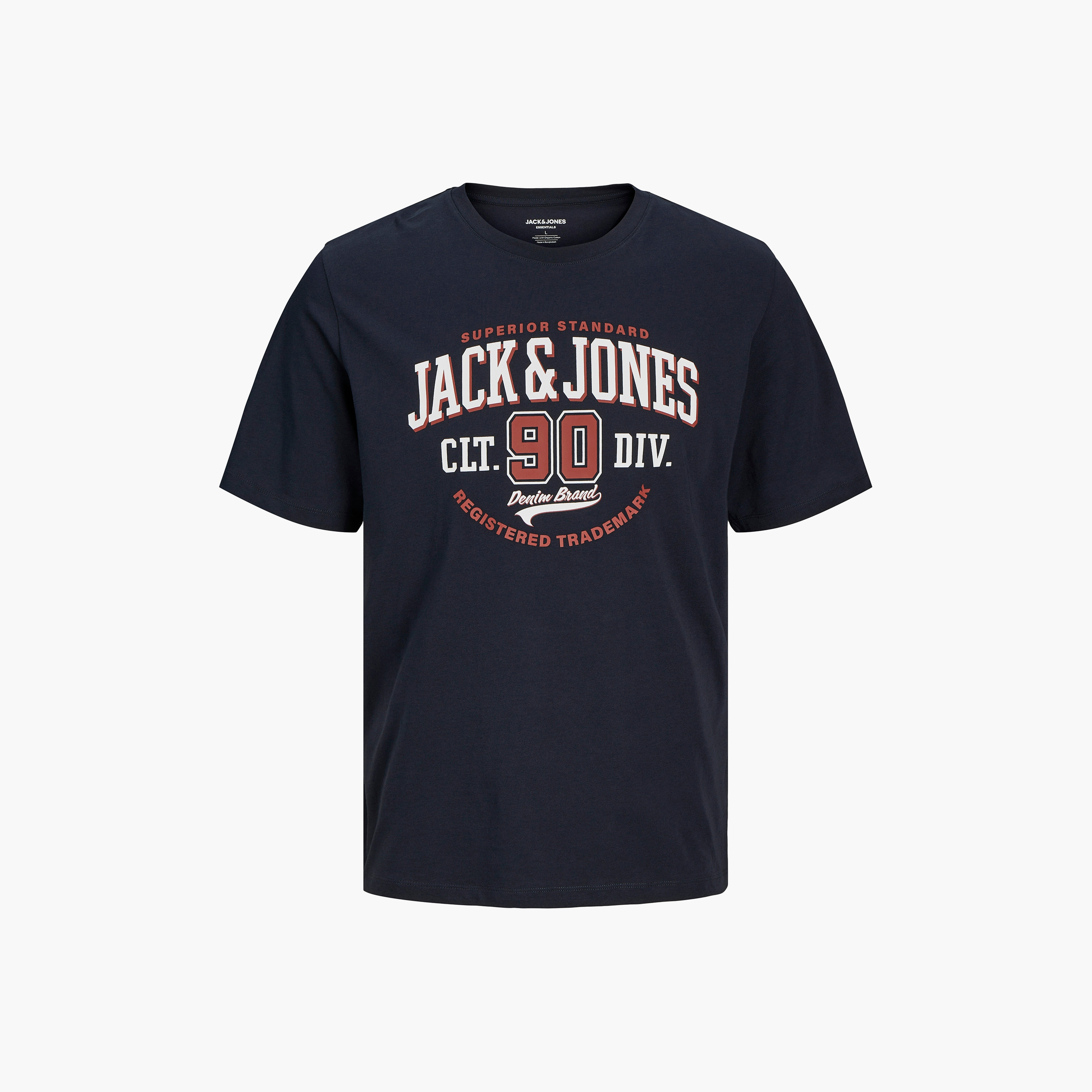Jack & Jones Plus Size Logo Round Neck Short Sleeves Men's T-Shirt-men-clothing-tshirtsandpolos-tshirts-image-7