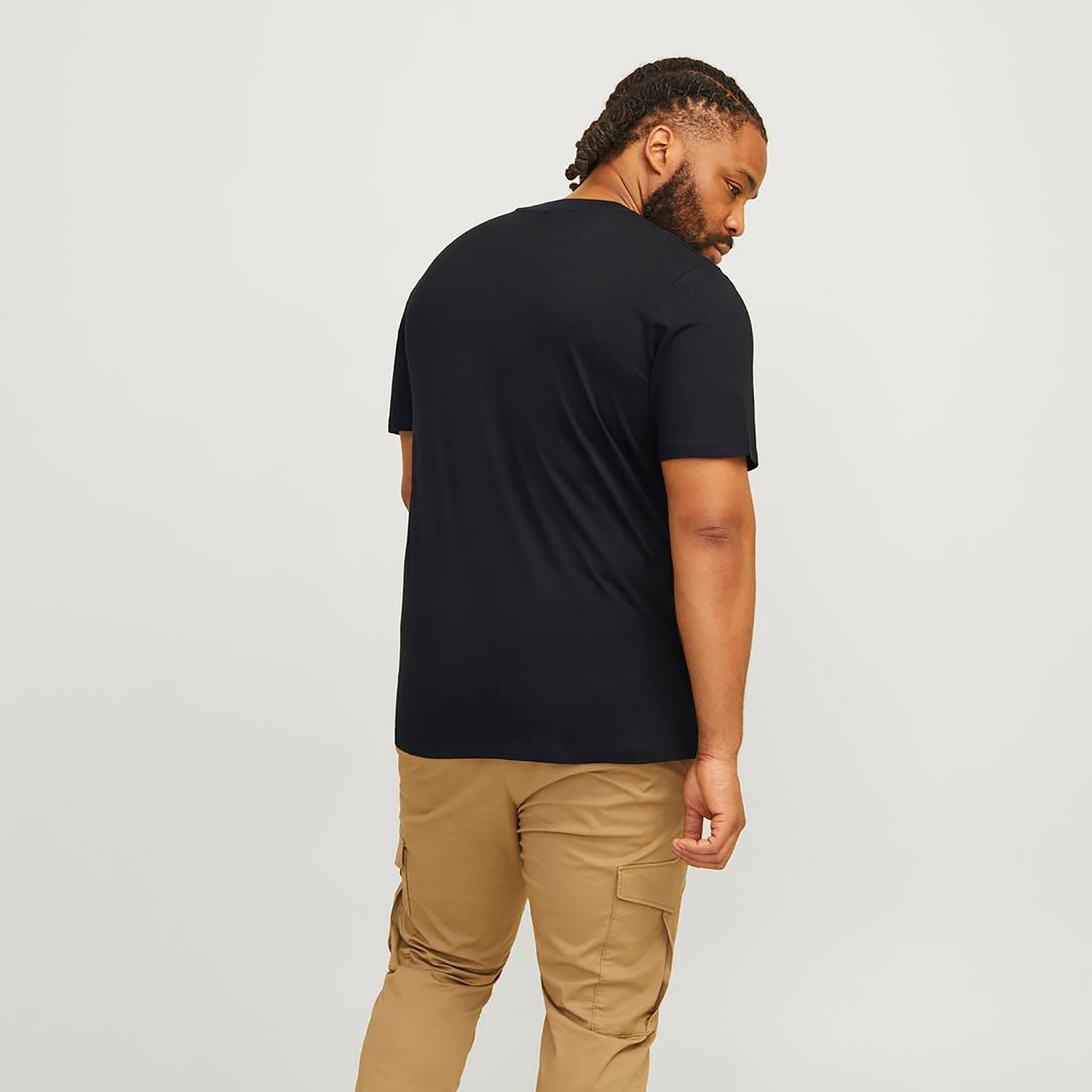 Jack & Jones Plus Size Logo Crew Neck Short Sleeves T-Shirt-men-clothing-tshirtsandpolos-tshirts-image-4