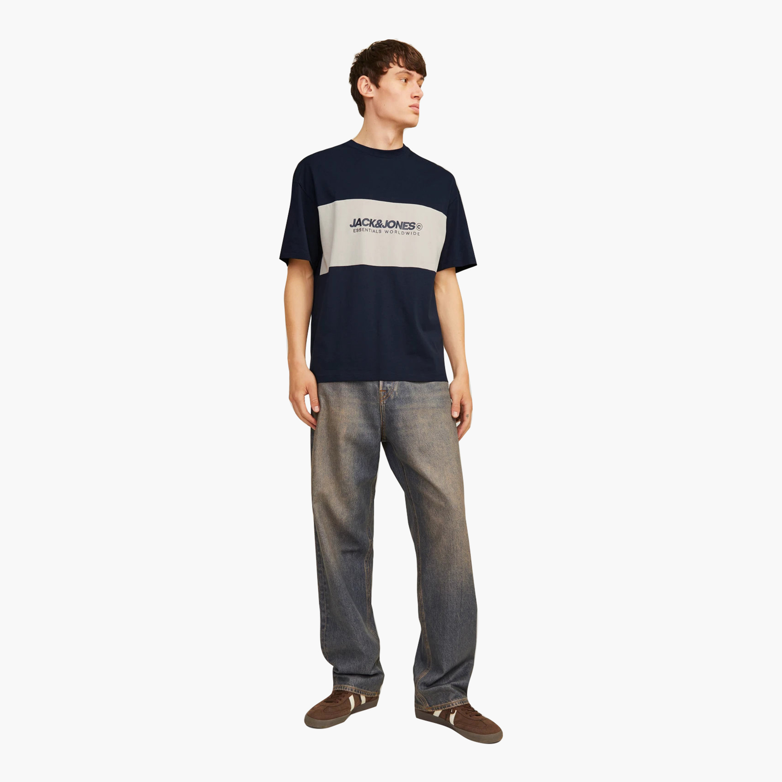 Jack & Jones Logo Crew Neck Short Sleeves Men's T-Shirt-men-clothing-tshirtsandpolos-tshirts-image-6