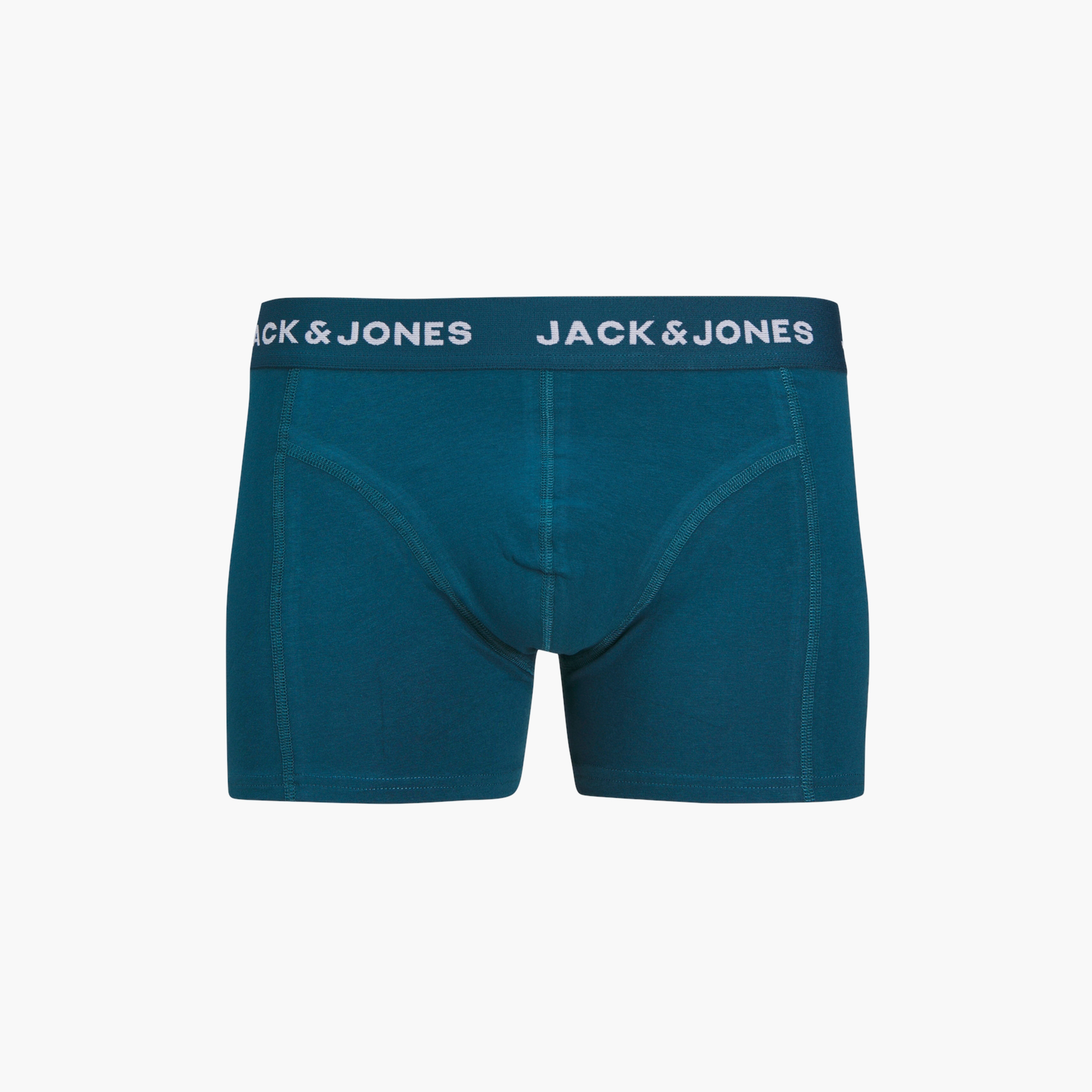 Jack & Jones Pack of 5 Brand Print Elasticated Waistband Men's Trunks-men-clothing-innerwear-underwear-image-2