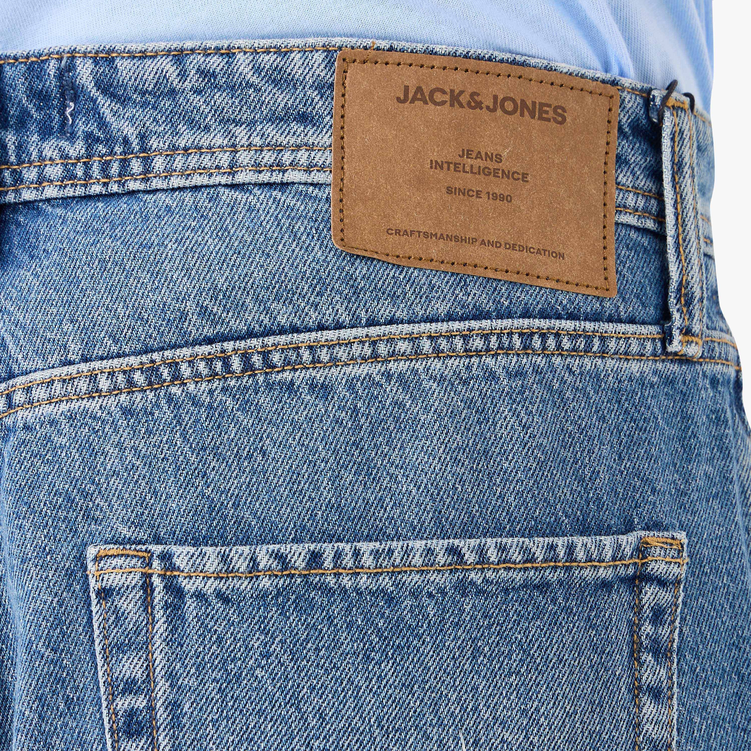 جاك آند جونز بنطال جينز رجالي بقصة عادية و5 جيوب متوسط ​​الارتفاع-men-clothing-bottoms-jeans-image-6