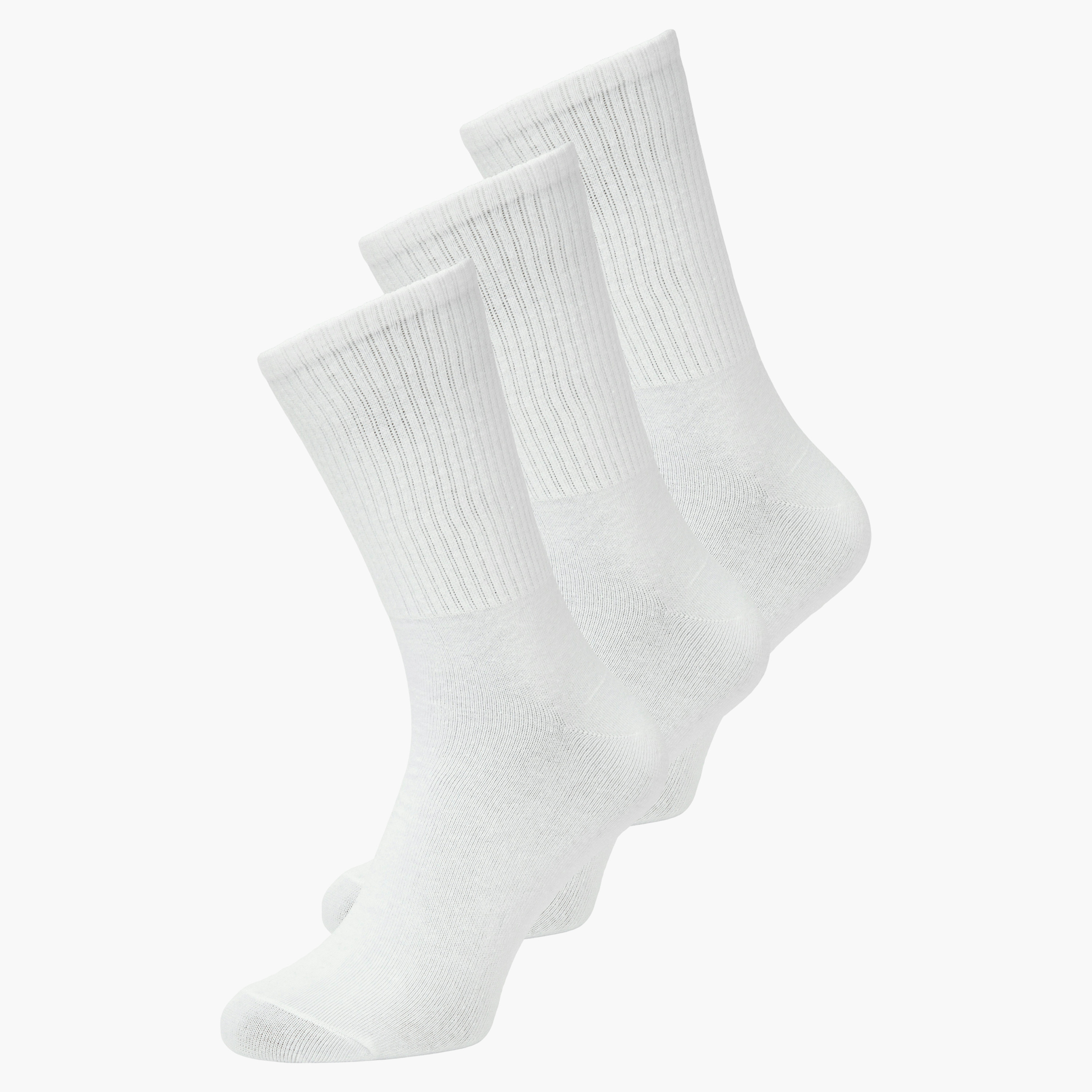 مجموعة من 3 جوارب رجالية سادة من جاك أند جونز-men-socks-image-1